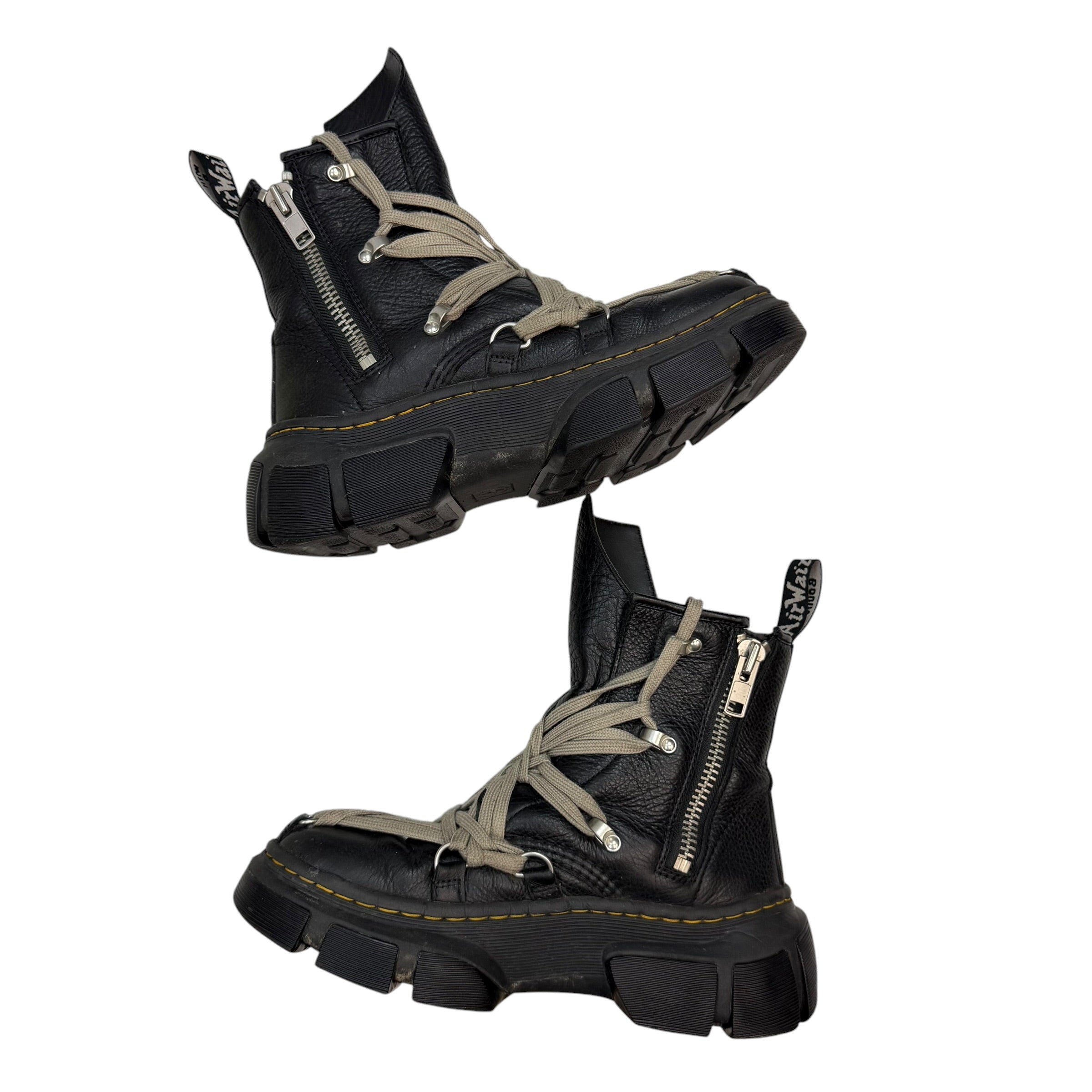 Rick Owens X Dr. Martens DMXL 1460 Mega Lace Boot Black (Used)