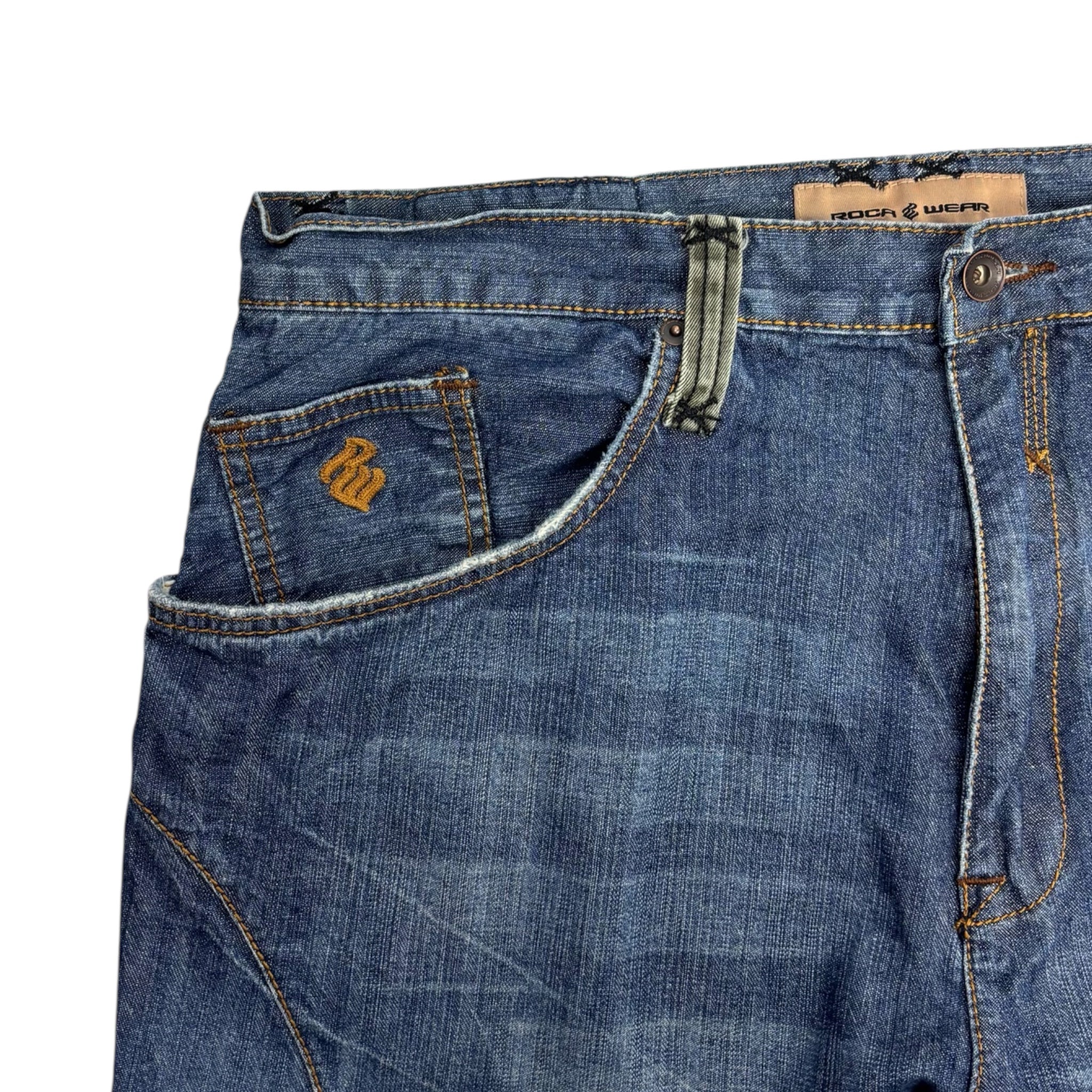 Y2K Rocawear Rope Embroidered Denim