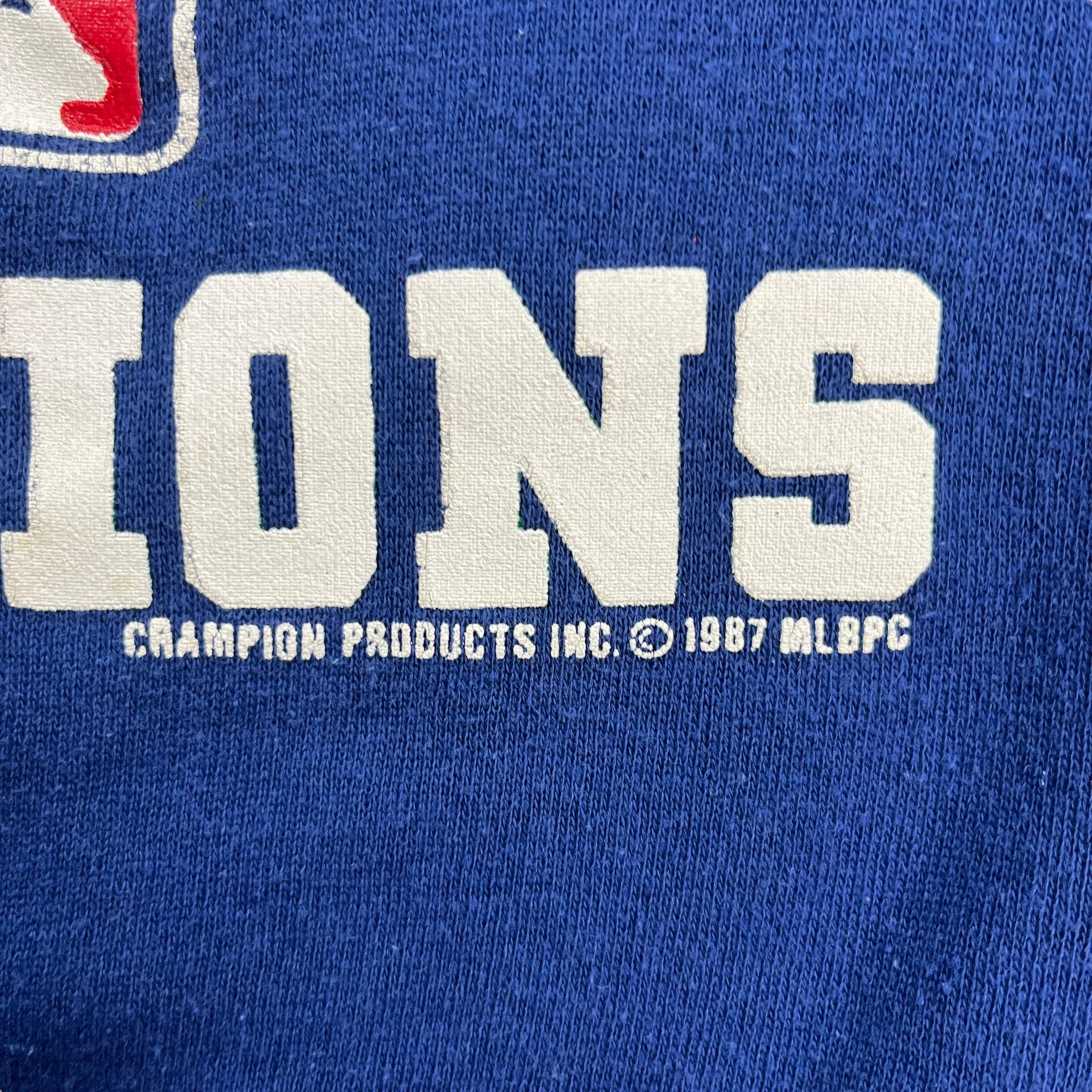 1987 Minnesota Twins World Series Champions Crewneck Blue
