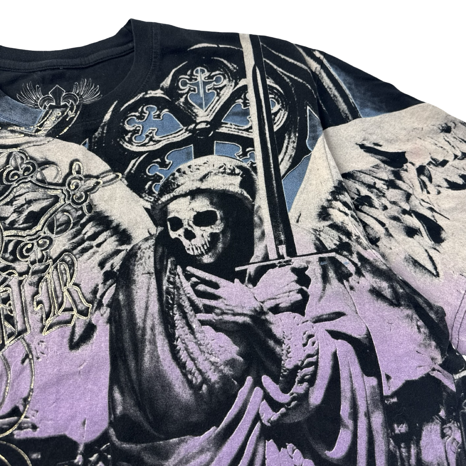 Vintage Y2K Xzavier Cyber Emo Gothic Cathedral T-Shirt
