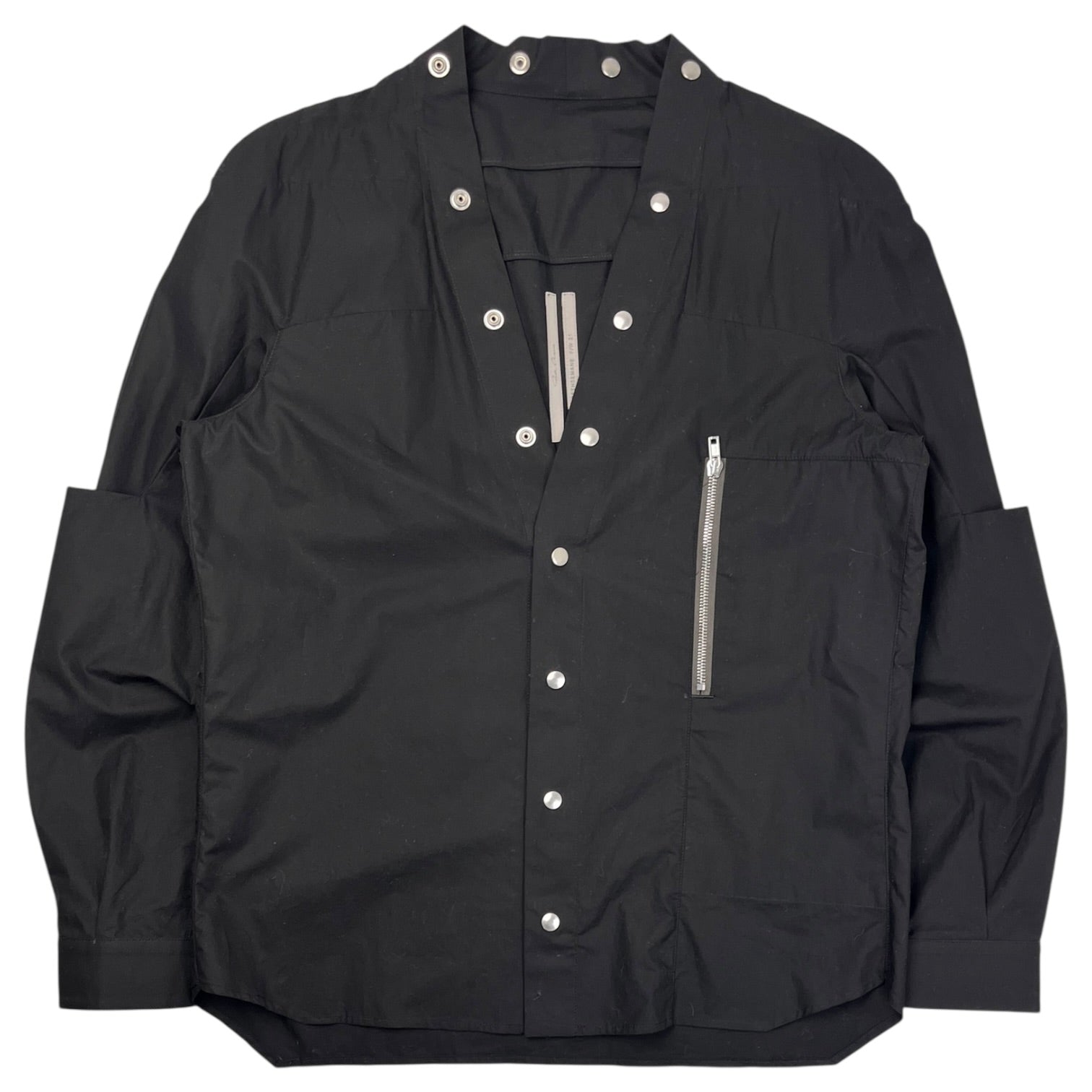 Rick Owen Larry Shirt Black