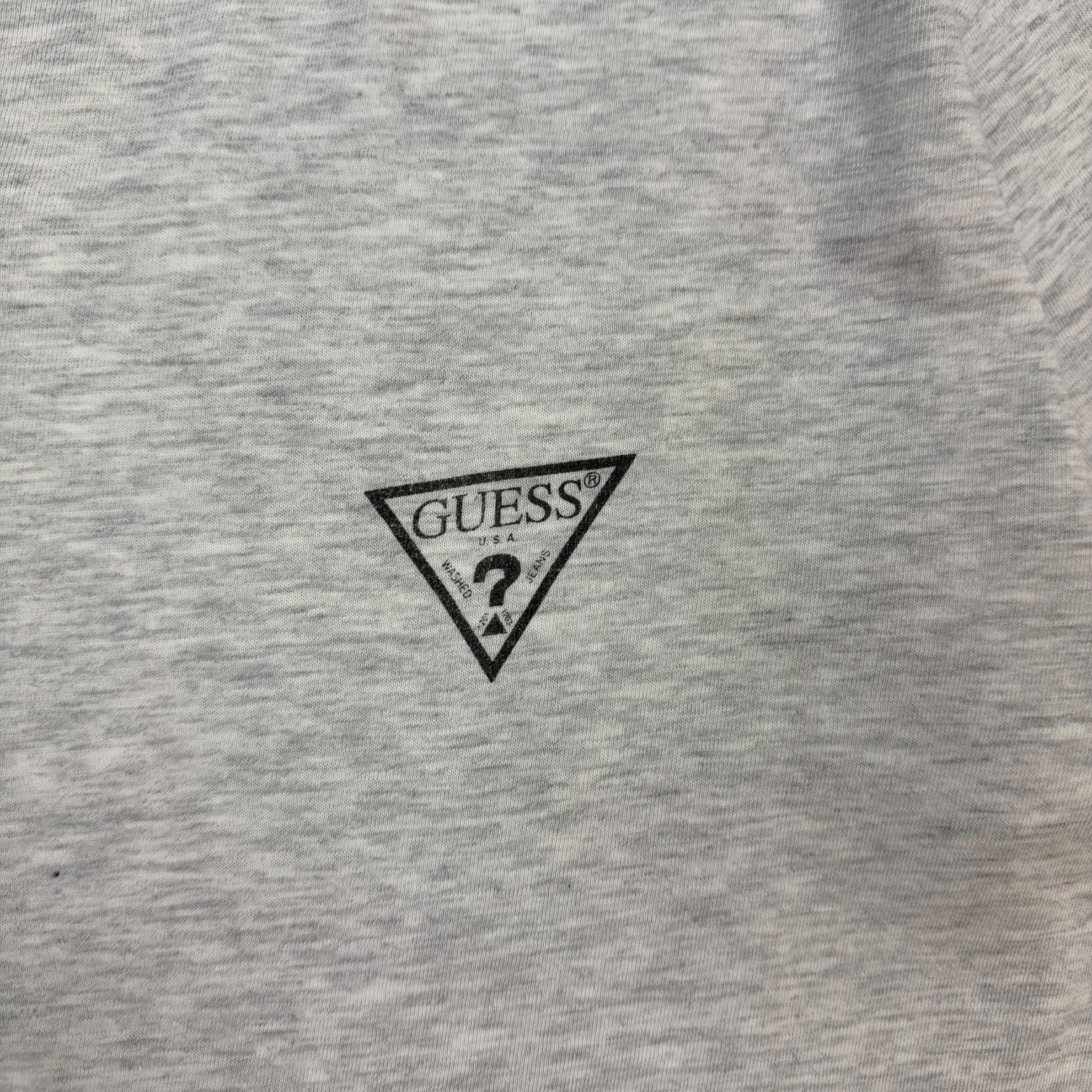 Vintage Guess Watches Tee Grey