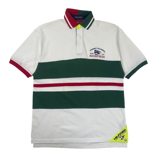 Vintage Tommy Hilfiger Sailing Gear Polo White