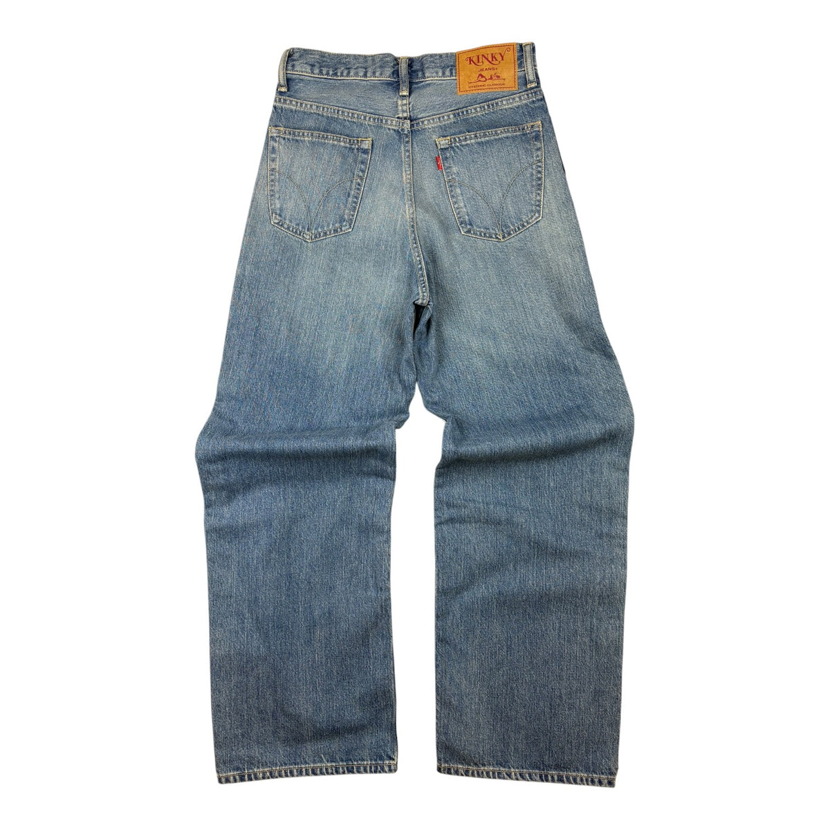 (W) Hysteric Glamour “Kinky” Tearaway Denim Jeans Blue