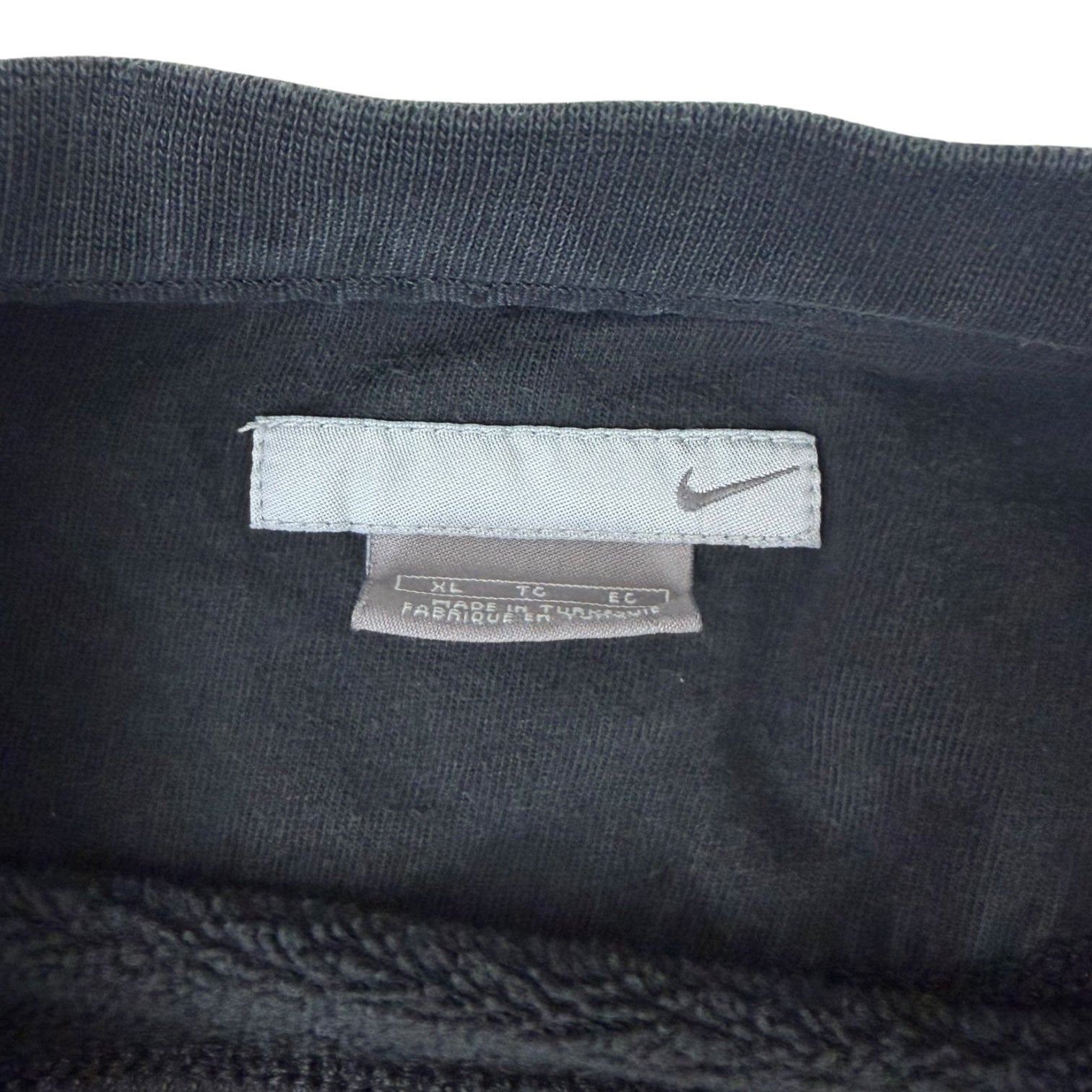 Vintage Y2K Nike Mini Swoosh Crewneck Black