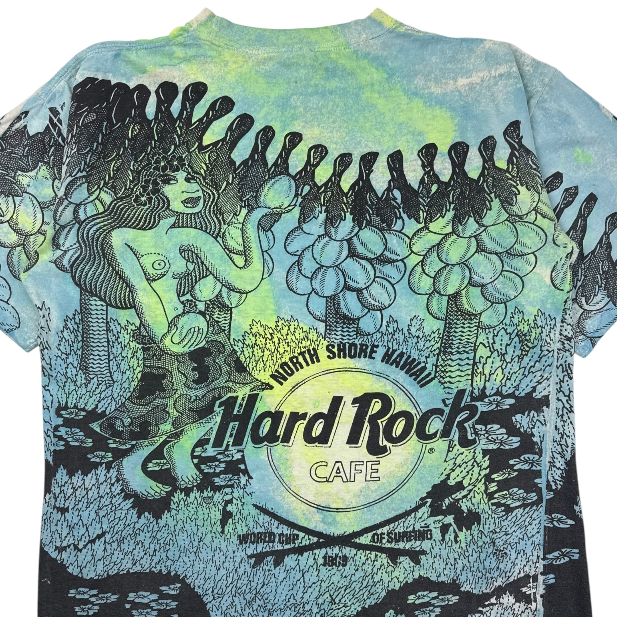 Vintage ‘North Shore, Hawaii’ Hard Rock Cafe AOP World Cup Surf T-Shirt