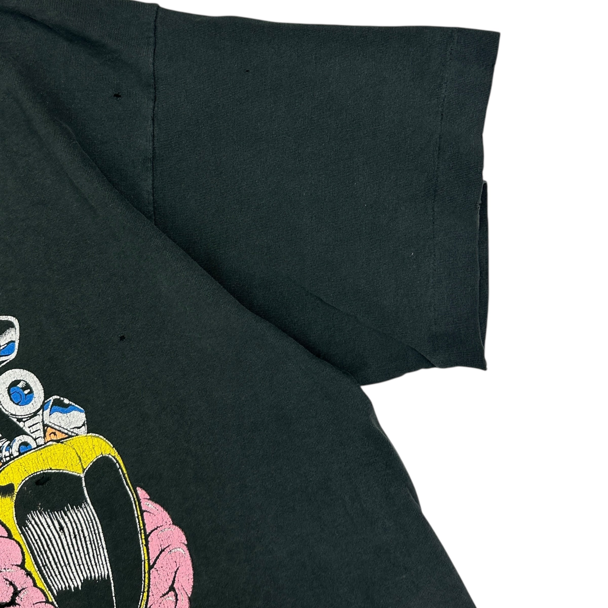 1993 Butthole Surfers Coop Art Cowboy Tee Black