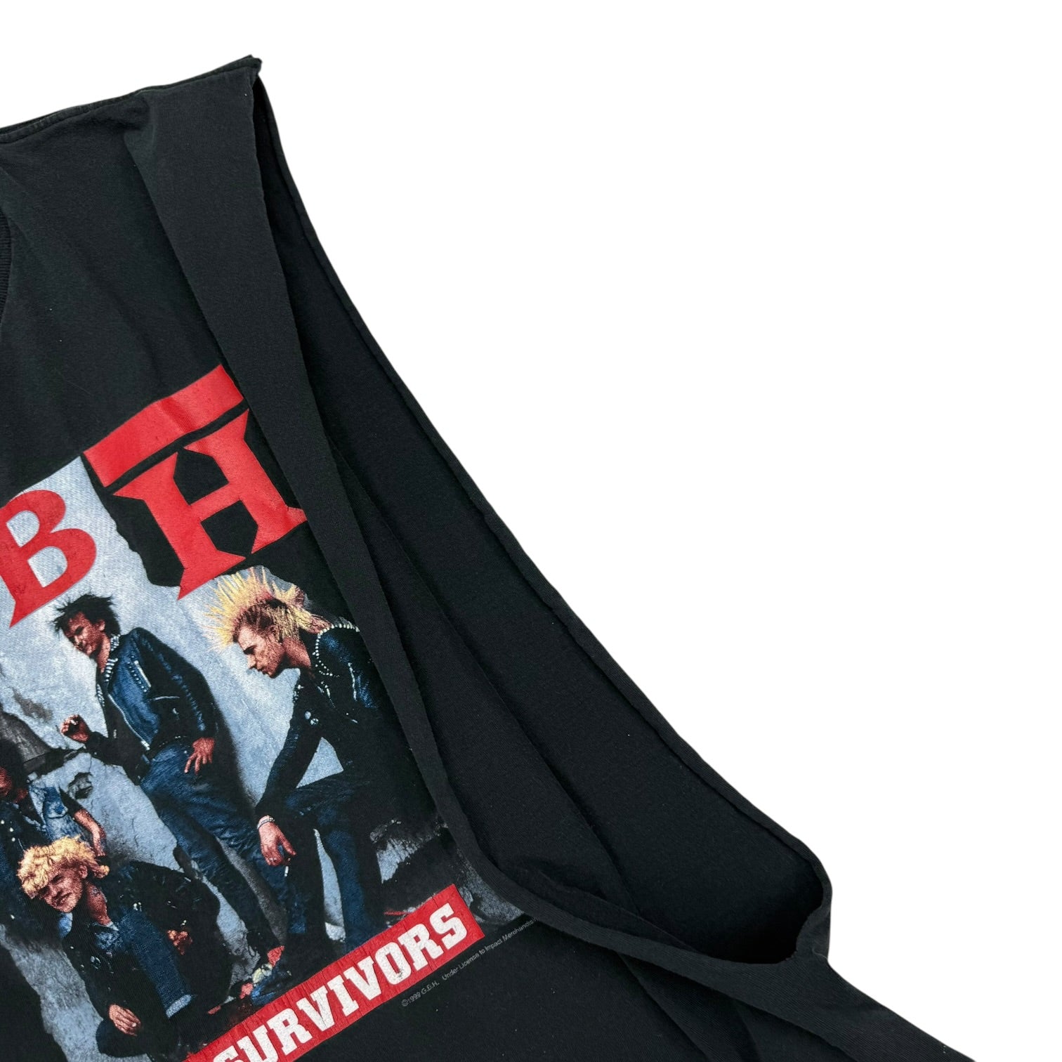 1998 GBH ‘No Survivors’ Cutoff Tee Black