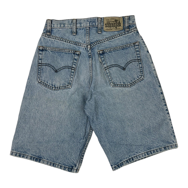 (W) Vintage Levi’s Silver Tab Jean Shorts Light Wash