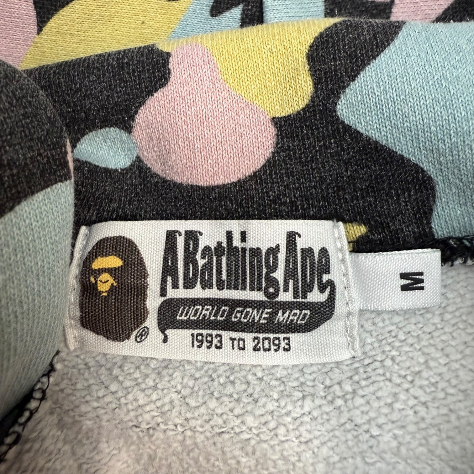 Bape 2nd Shark Full Zip Hoodie Multi Camo