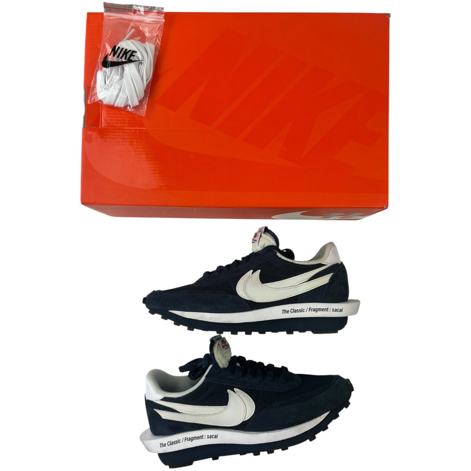 Nike x Sacai LD Waffle SF Fragment Blue Void (Used)