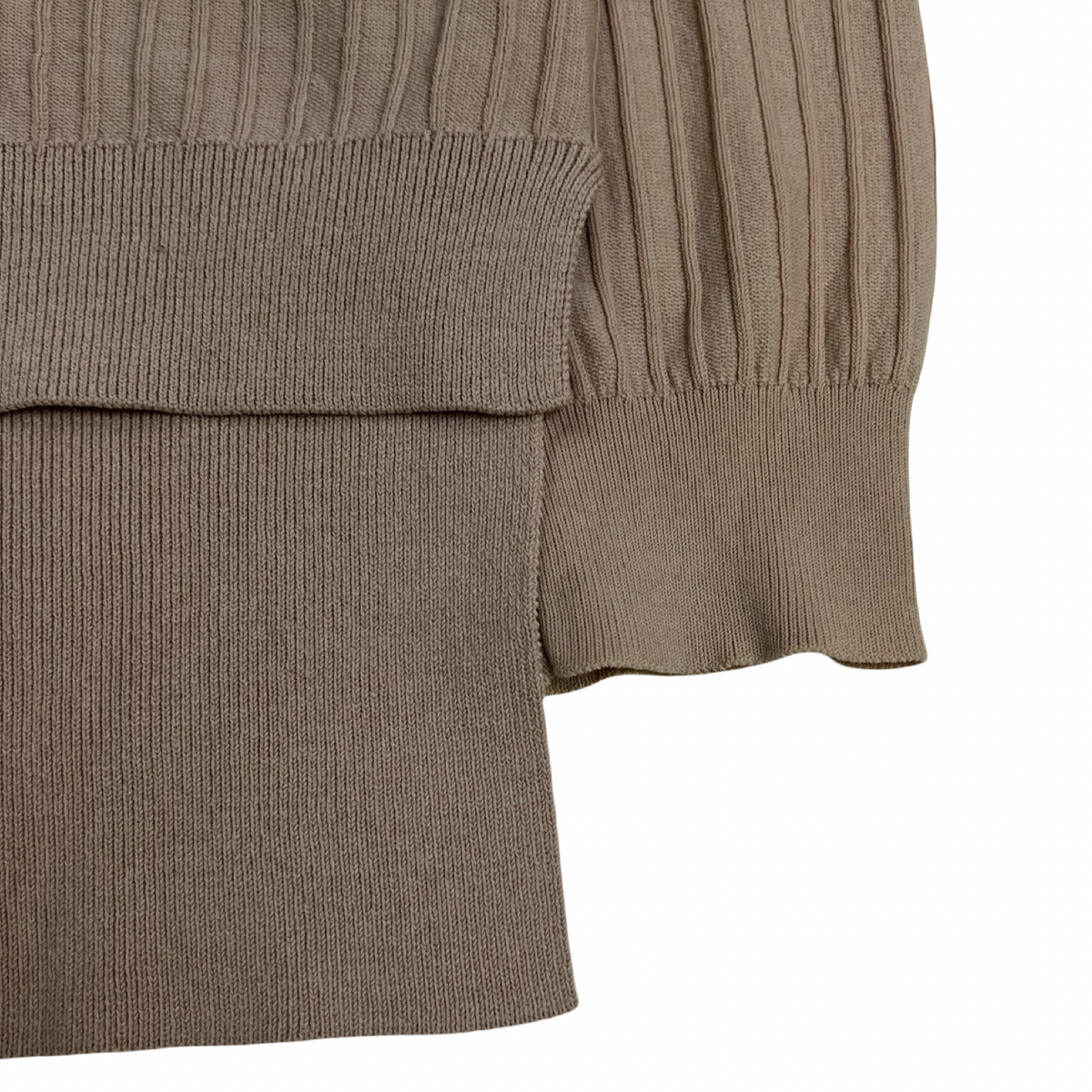 (W) Acne Studios Ribbed Crewneck Sweater Dusty Pink