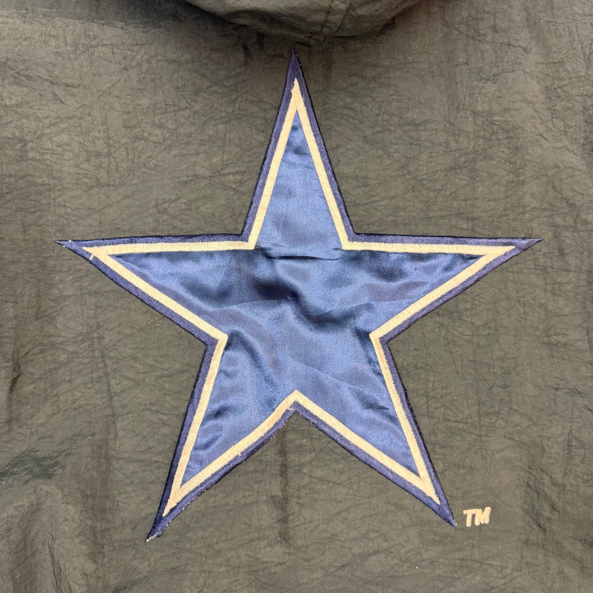 Vintage Starter Dallas Cowboys Quarter Zip Jacket Black