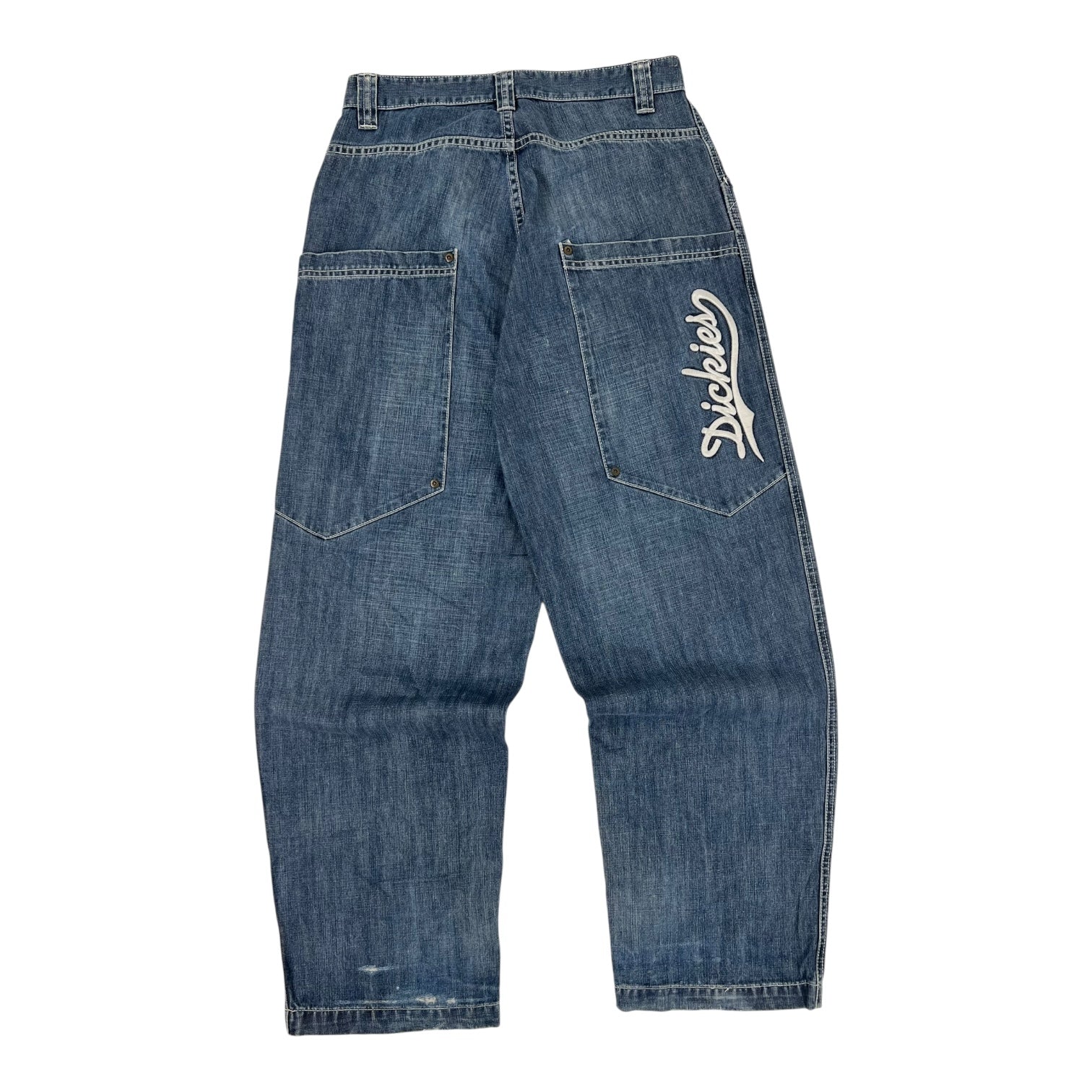 Vintage Y2K Dickies Baggy Denim Pant Dark Wash