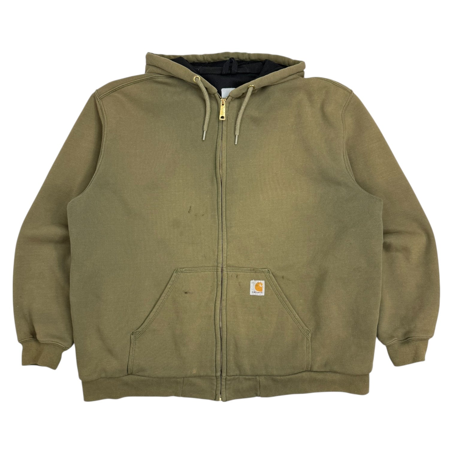 Vintage Carhartt Zip Up Hoodie Green