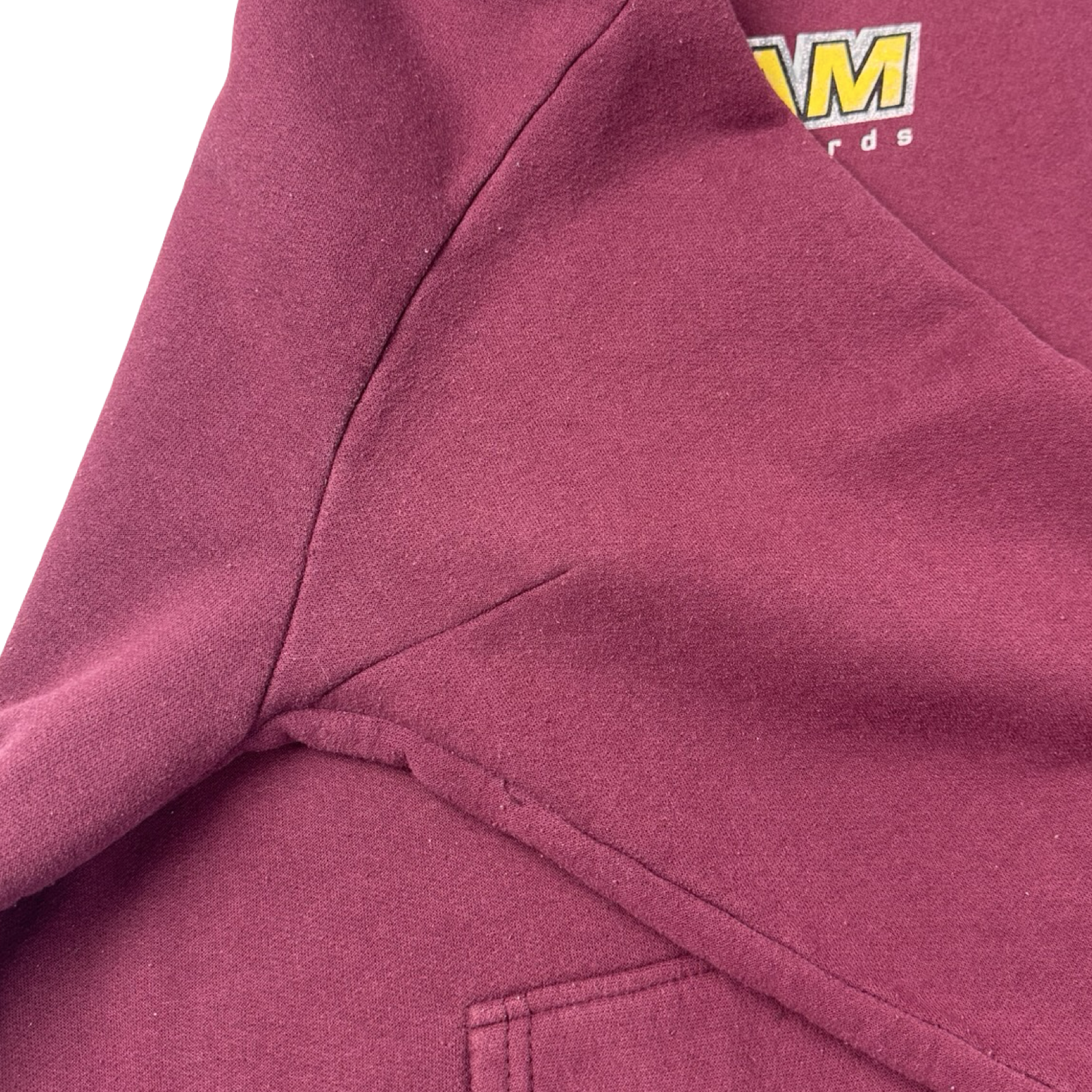 Vintage A-Team Target Logo Skate Hoodie Burgundy
