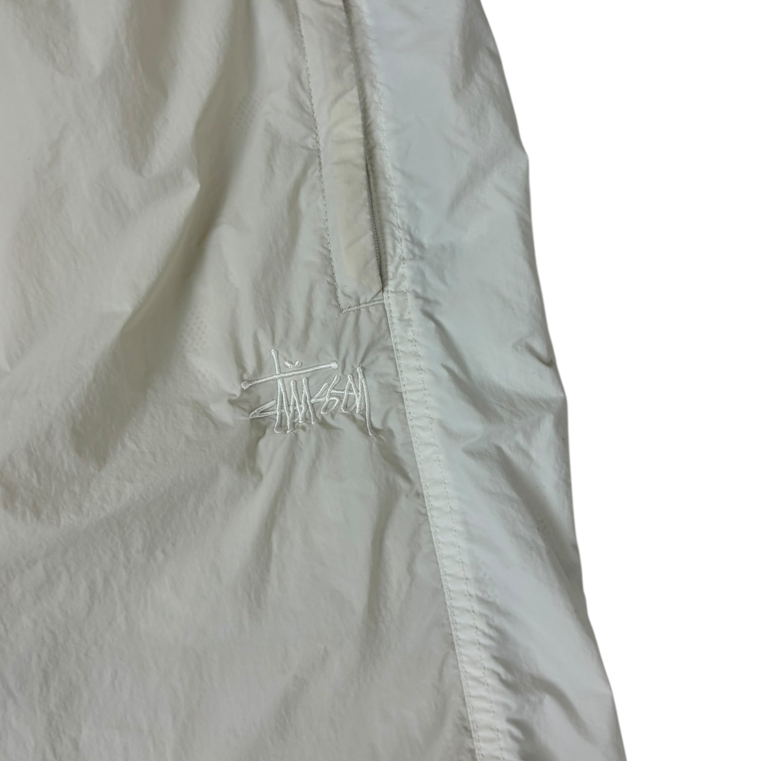 Stussy Nylon Track Pant Bone