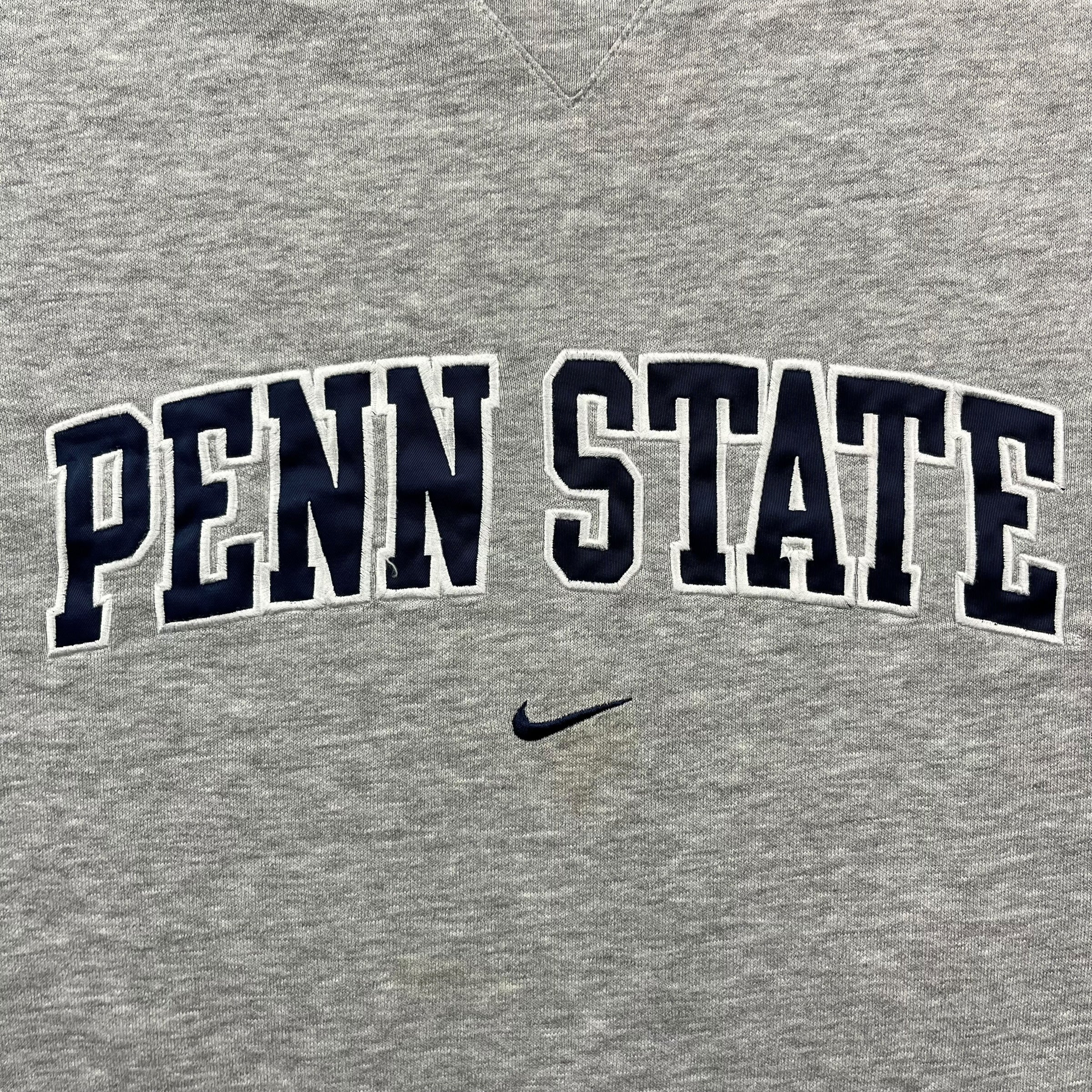 Vintage Nike Penn State Crewneck Light Grey