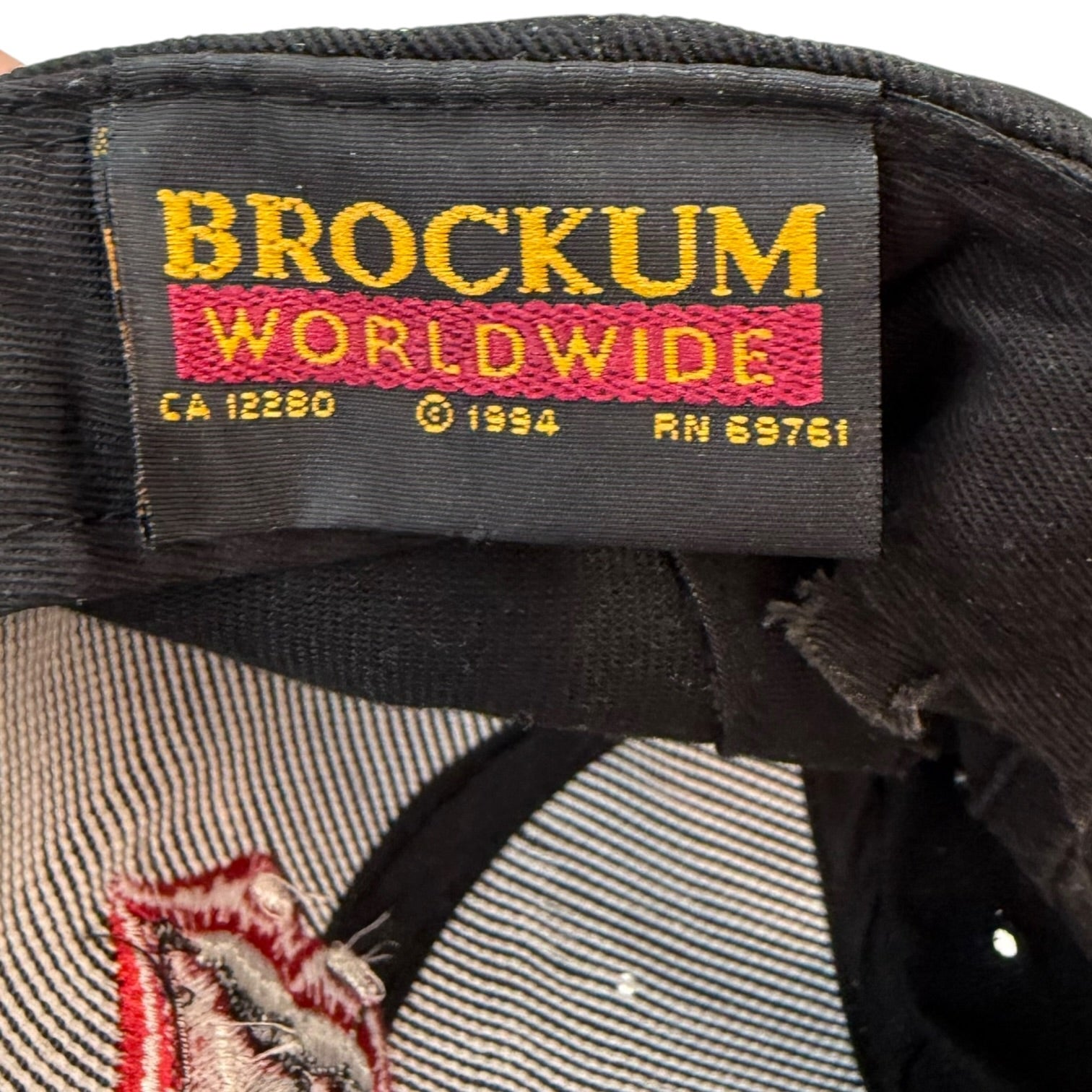 Vintage The Rolling Stones Voodoo Lounge Hat Black