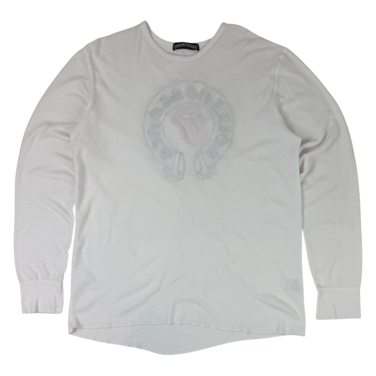 Vintage Chrome Hearts x Rolling Stones Thermal LS T-Shirt White
