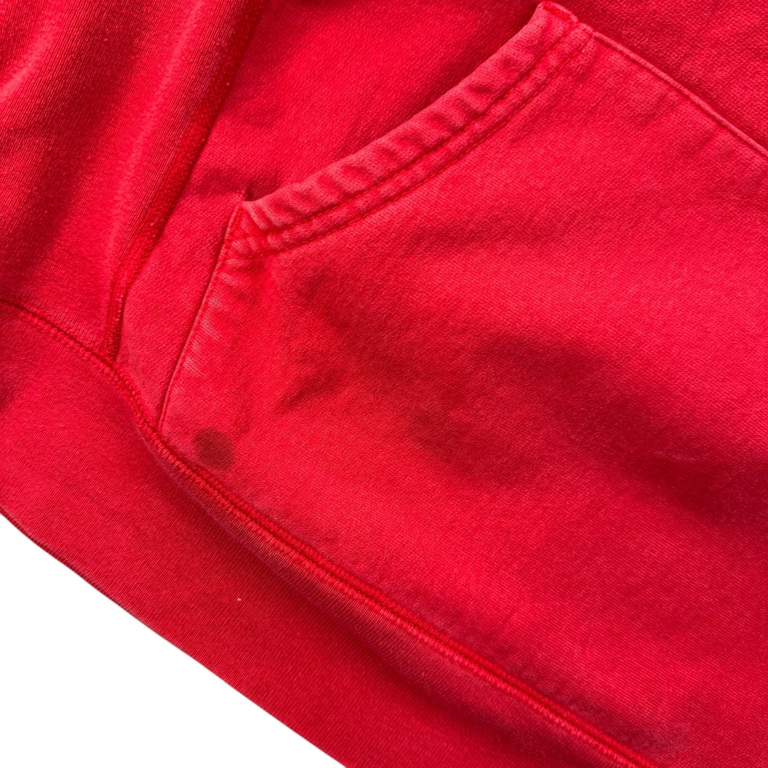Supreme Metallic Arc Logo Hoodie Red