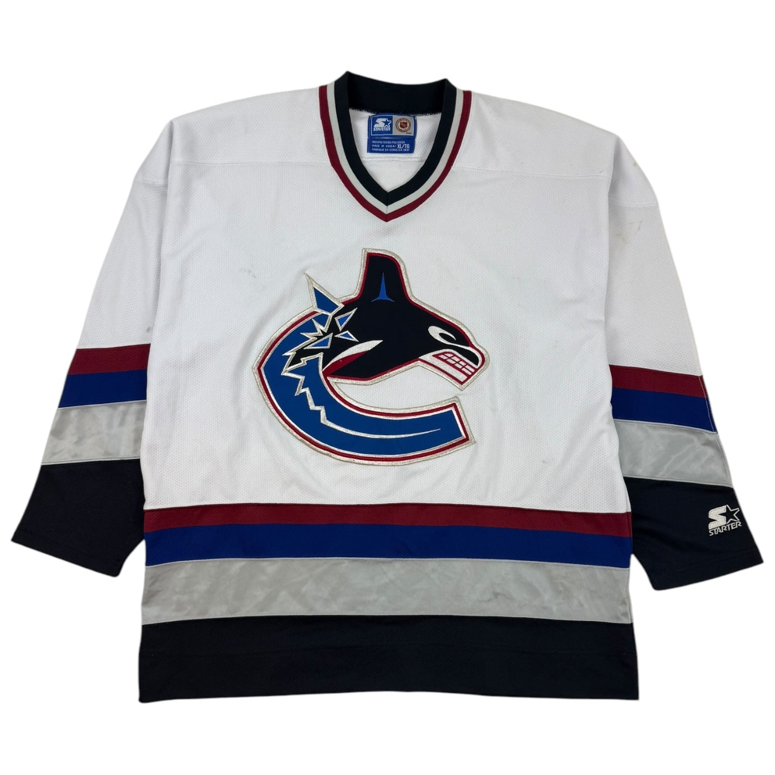 Vintage Vancouver Canucks Starter Orca Jersey