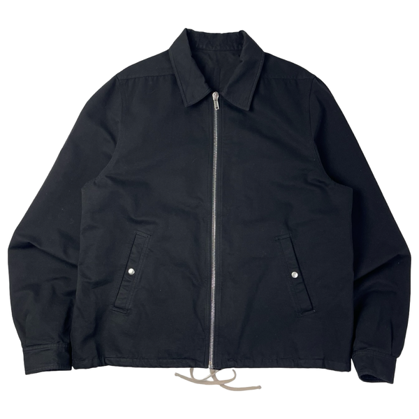 rick owens ジャケット Rick Owens DRKSHDW Zip Front Jacket Black