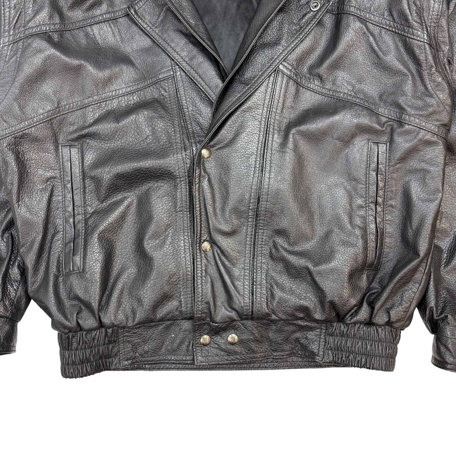 Vintage The Leather Ranch Leather Jacket Black