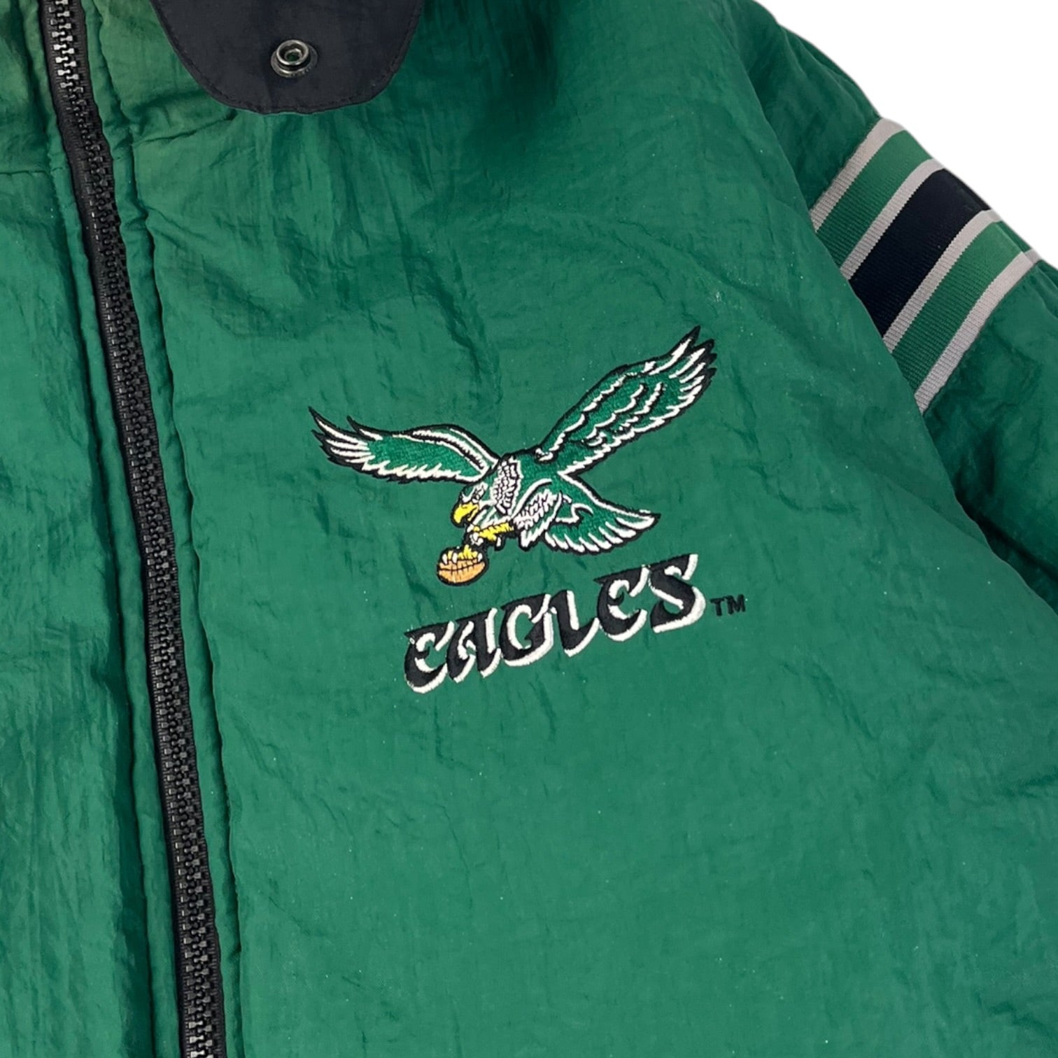 Vintage Philadelphia Eagles Reversible Full Zip Pro Player Jacket