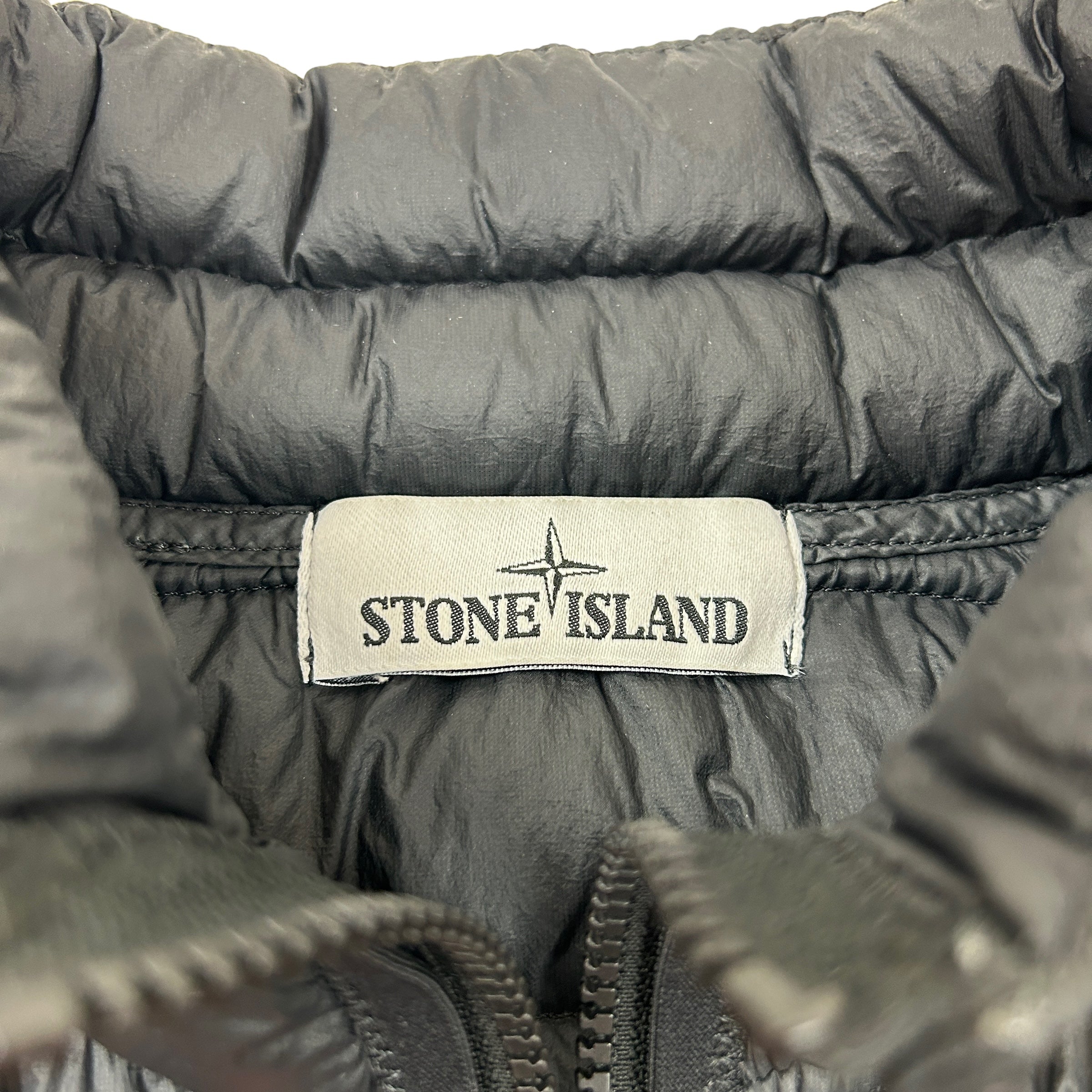 Stone Island Garment Dyed Down Jacket Black