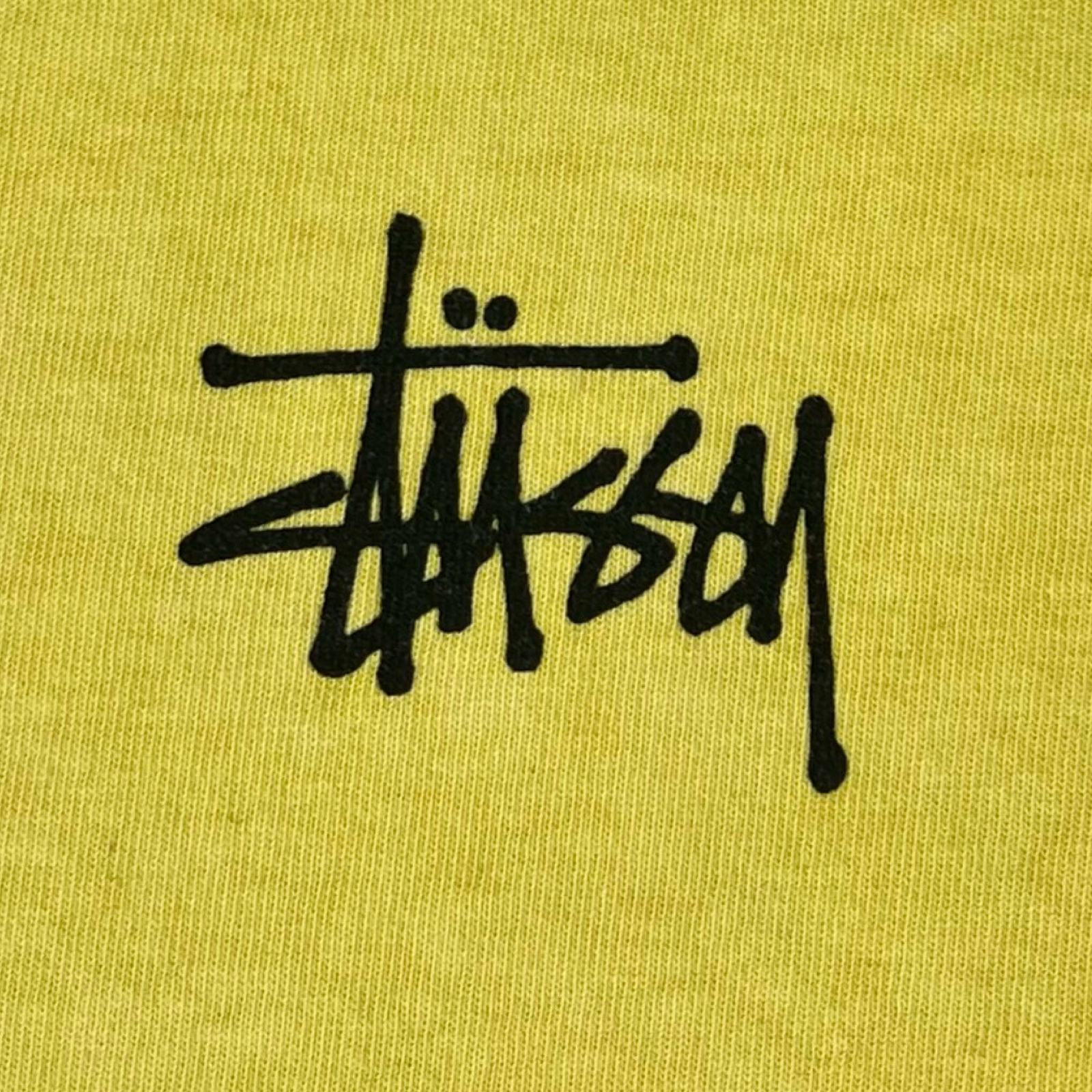 Stussy Club Crown Pigment Dyed Tee Butter Yellow
