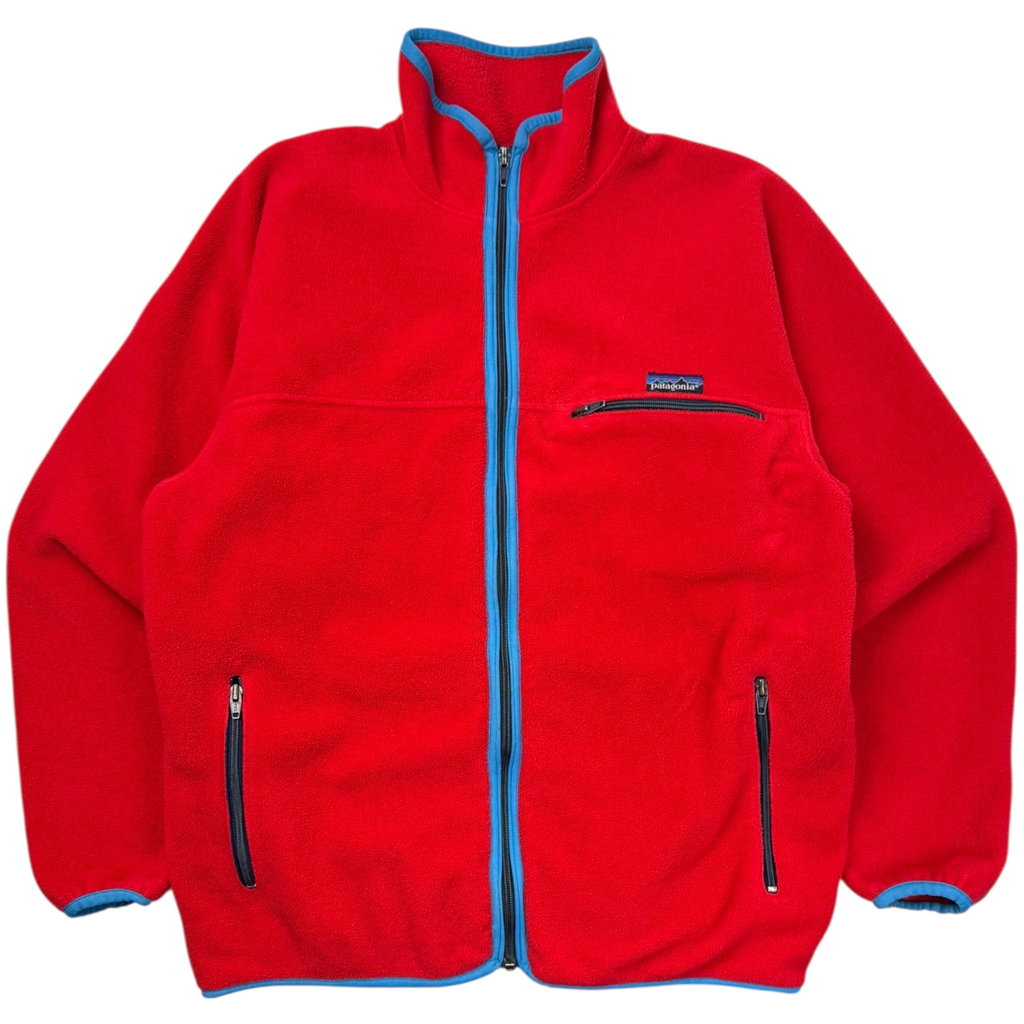 Vintage Patagonia Full Zip Fleece Sweater Red