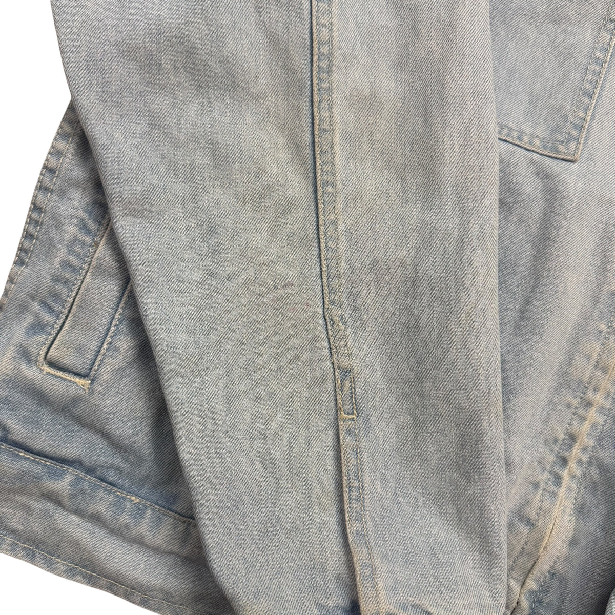 Stussy Washed Denim Garage Jacket Light Wash