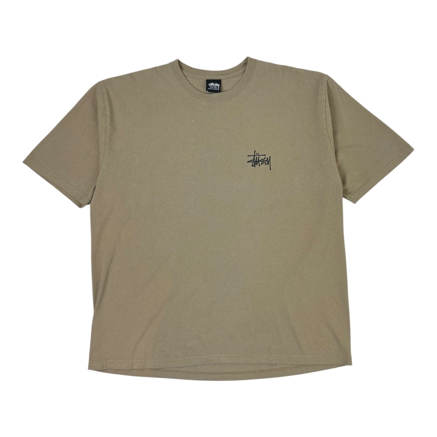 Stussy Big Dog Stone Washed T-Shirt Khaki