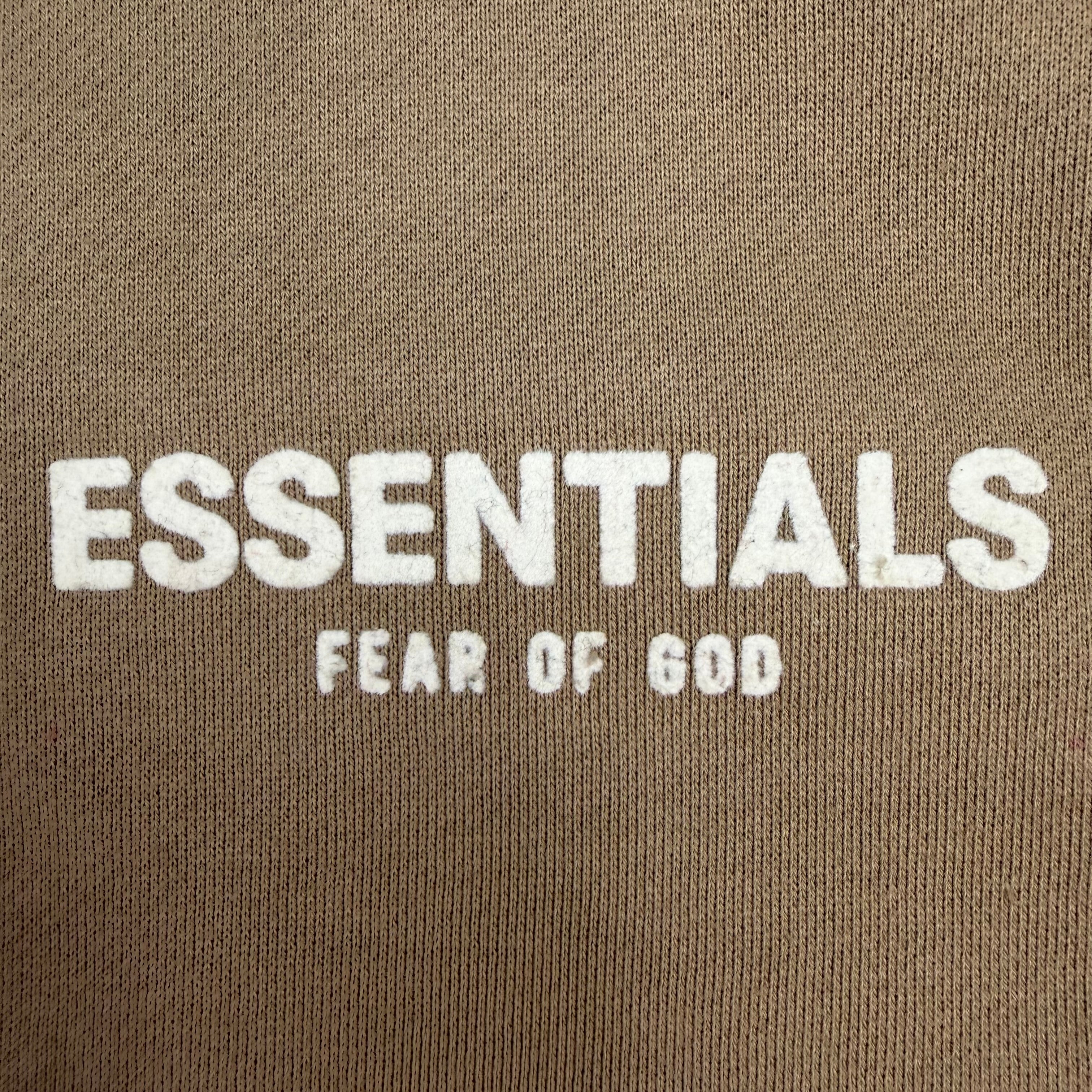 Fear Of God Essentials Hoodie Brown