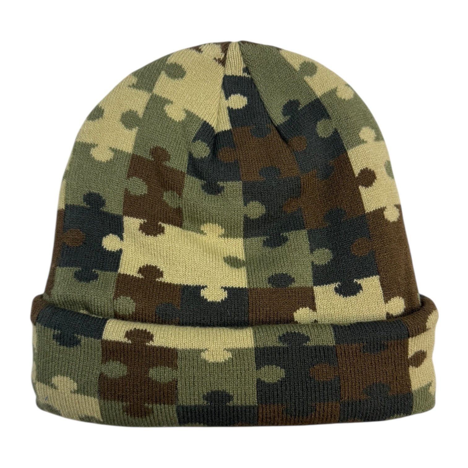 Dime Puzzle Fold Beanie Camo
