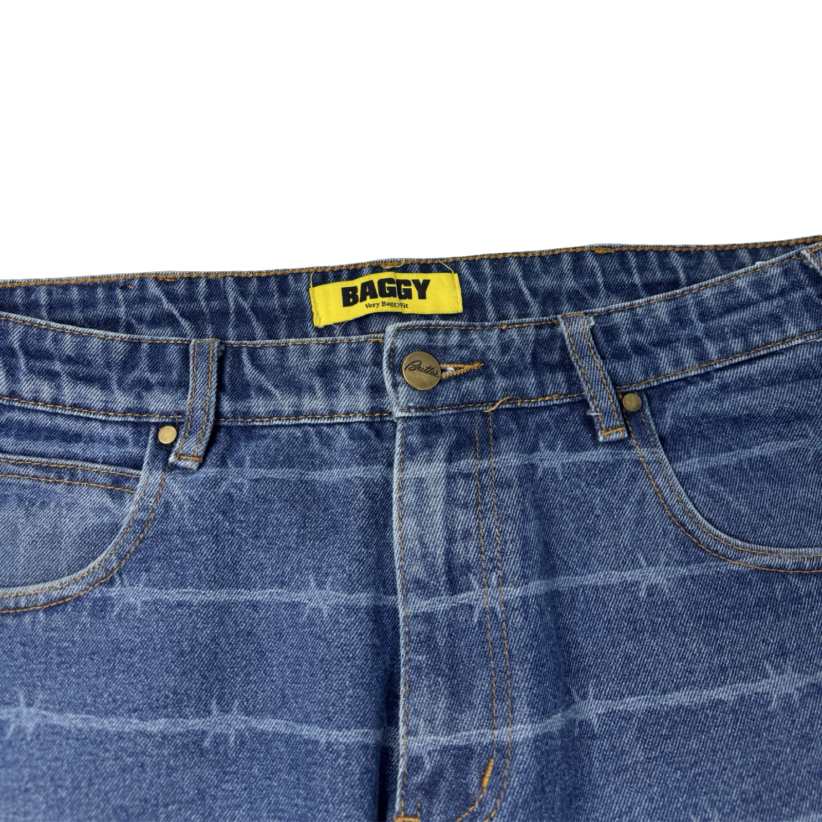 Butter Worldwide Very Baggy Fit Barbwire Denim Jeans