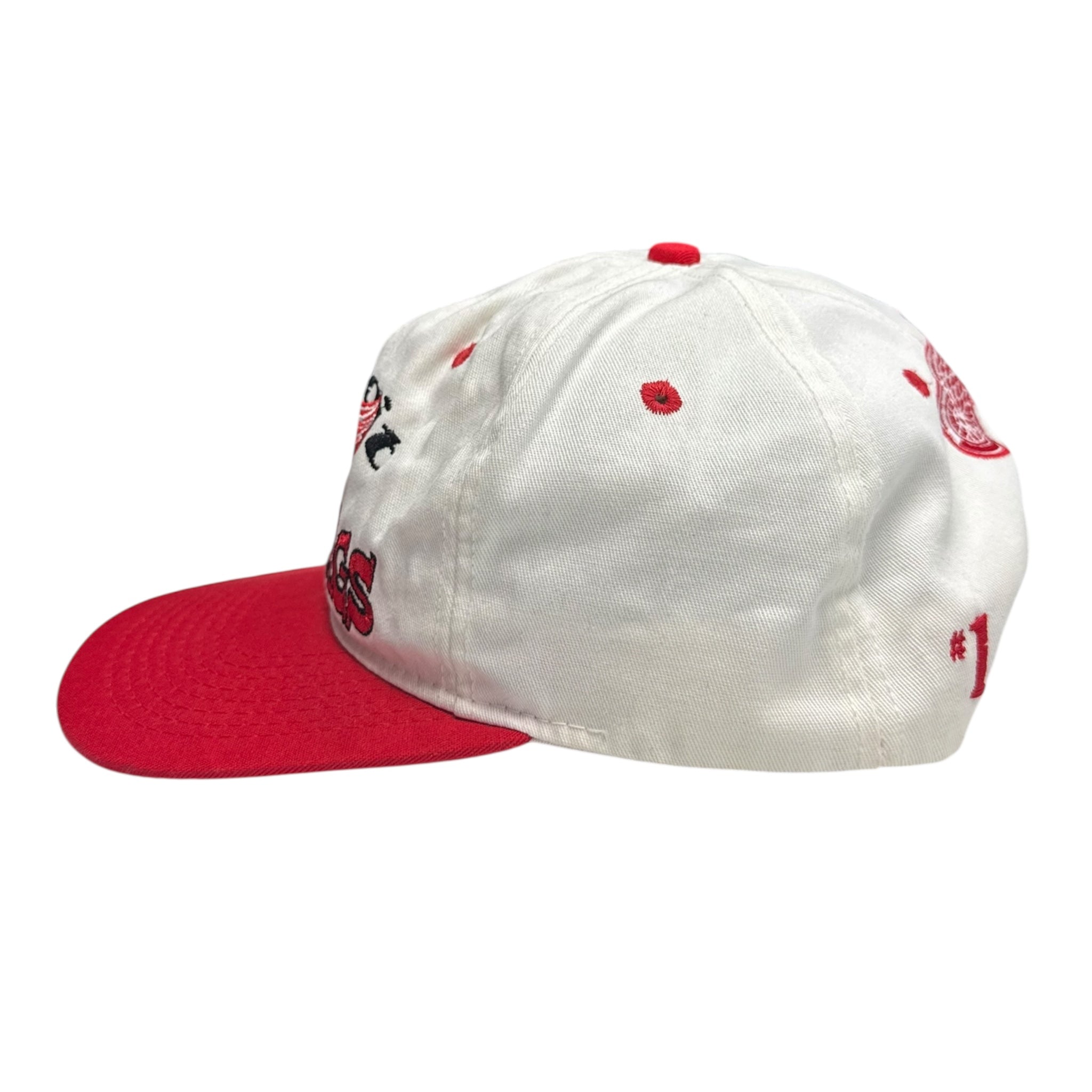 Vintage Detroit Red Wings Spell Out Hat