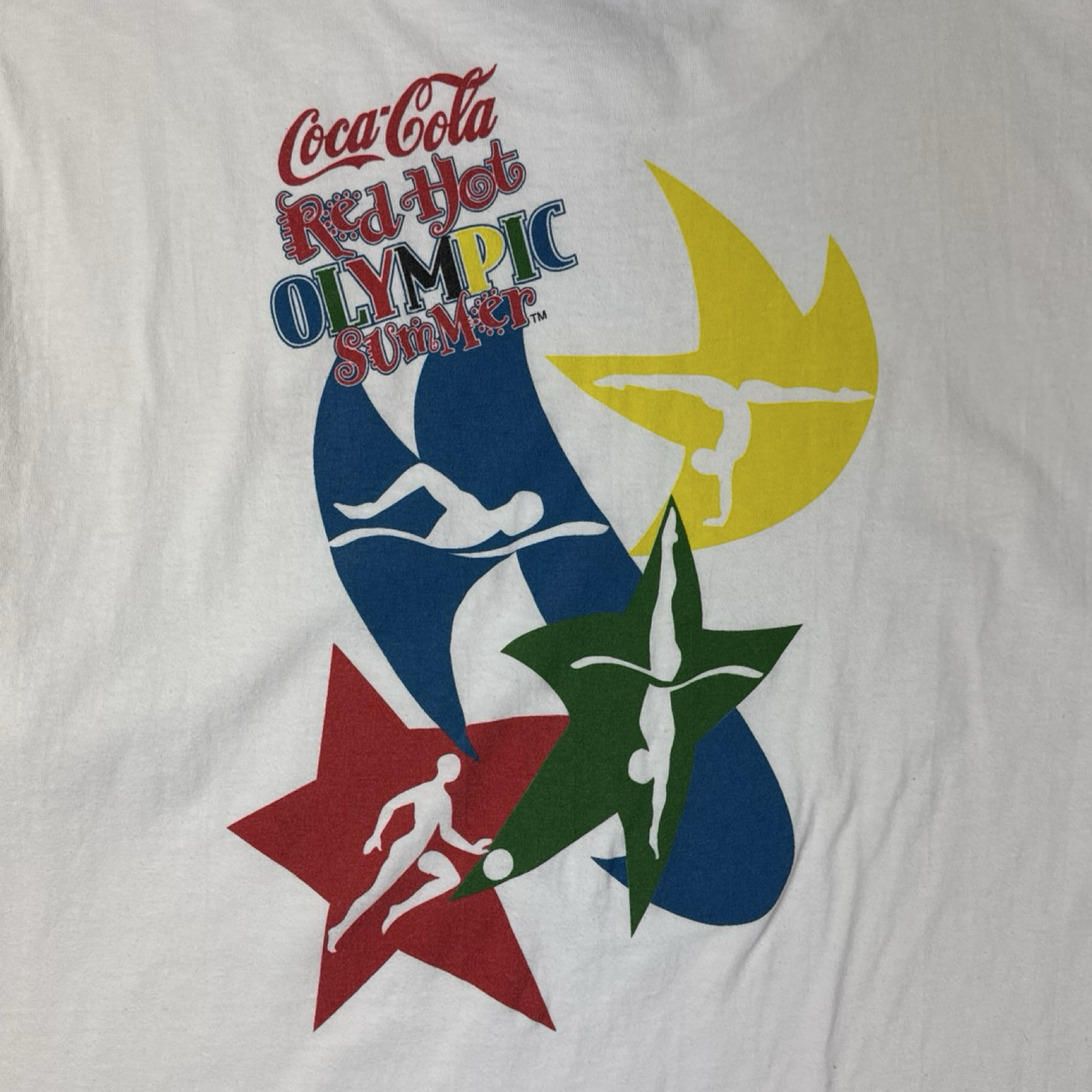 1996 Atlanta Olympics x Coca Cola Promo T-Shirt White