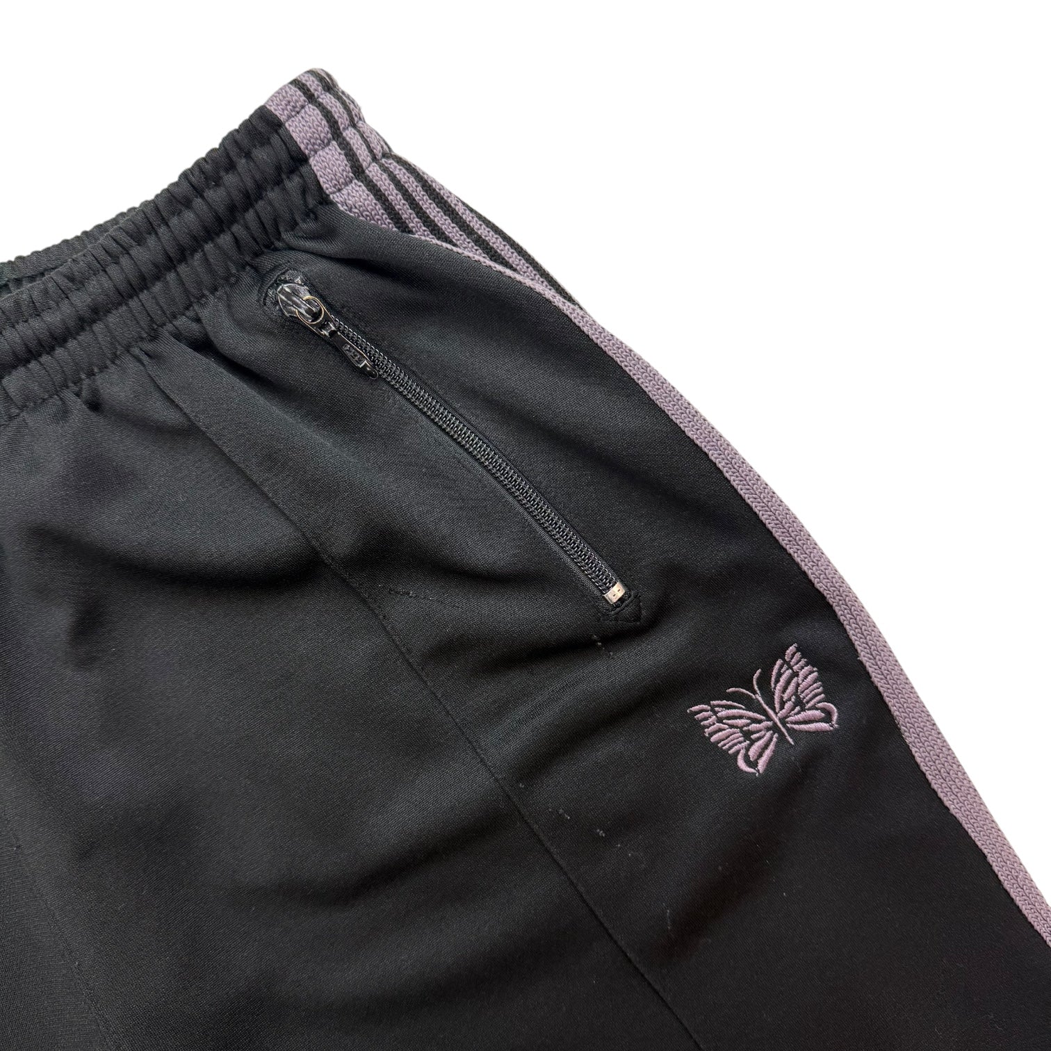 Needles Smooth Poly Track Pants Black