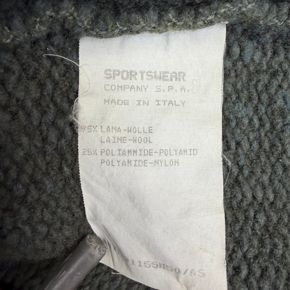 AW1994 Stone Island Pocket Cardigan Green