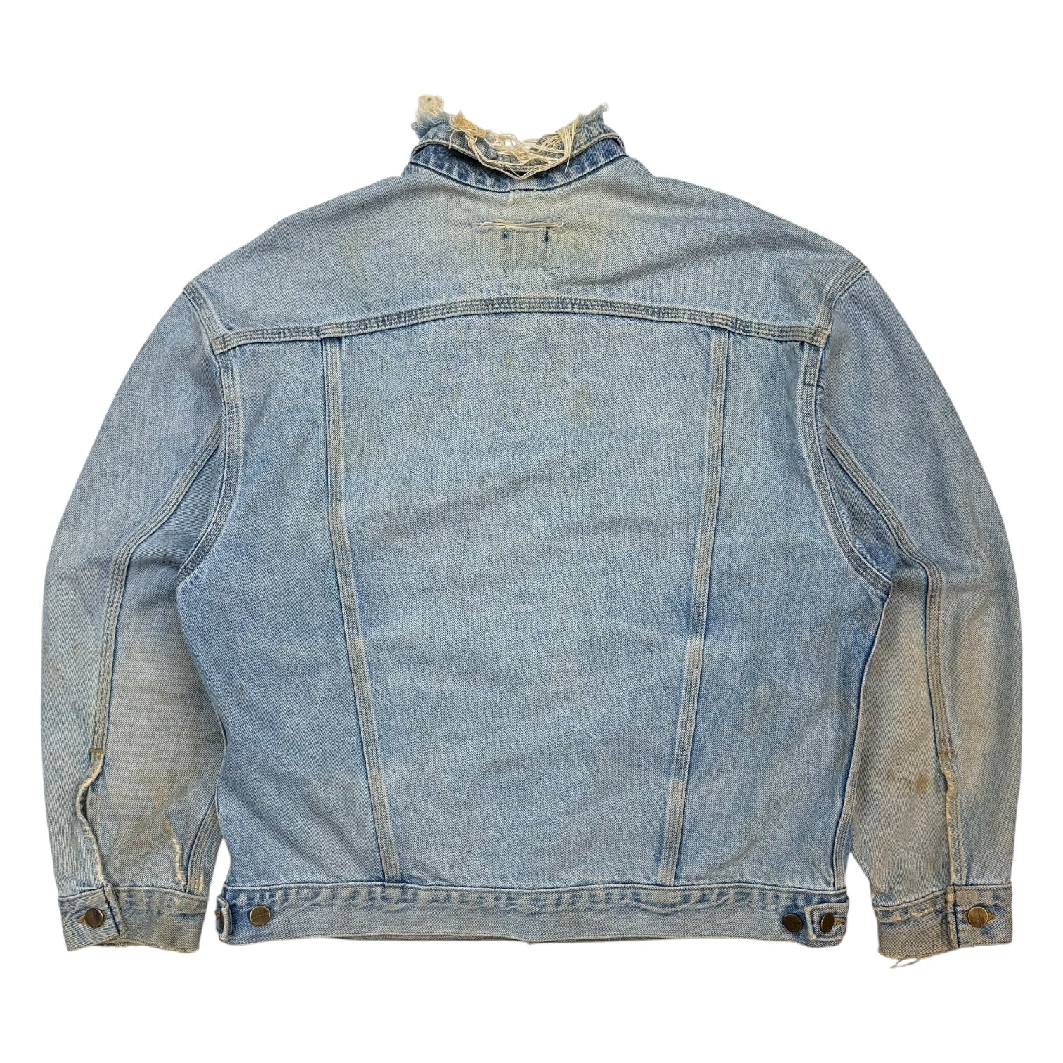 Vintage Carhartt Denim Button Up Jacket Light Wash