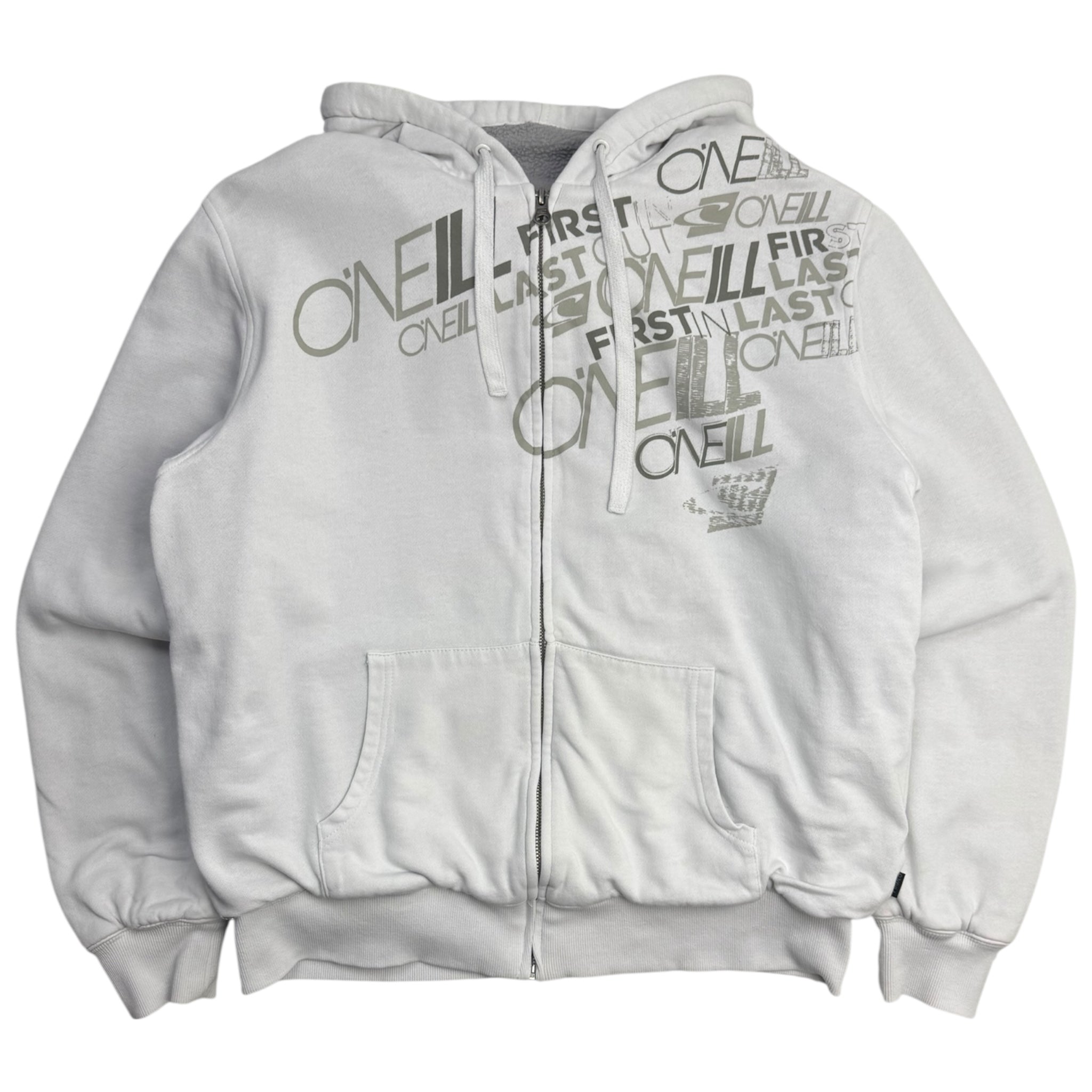 Y2K O’Neill Heavy Lined Zip Up Hoodie