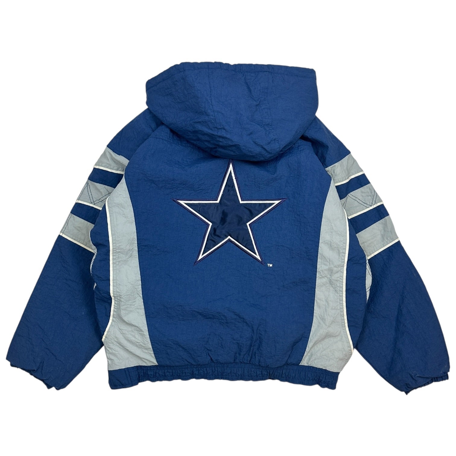 Vintage Starter Dallas Cowboys Anorak Jacket Blue