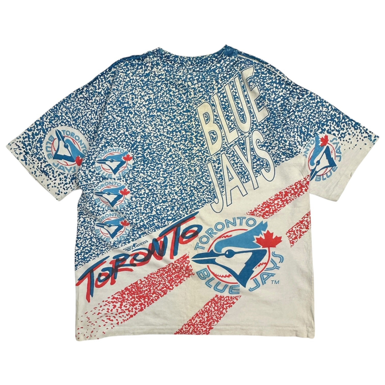 Vintage Toronto Blue Jays AOP Tee Blue