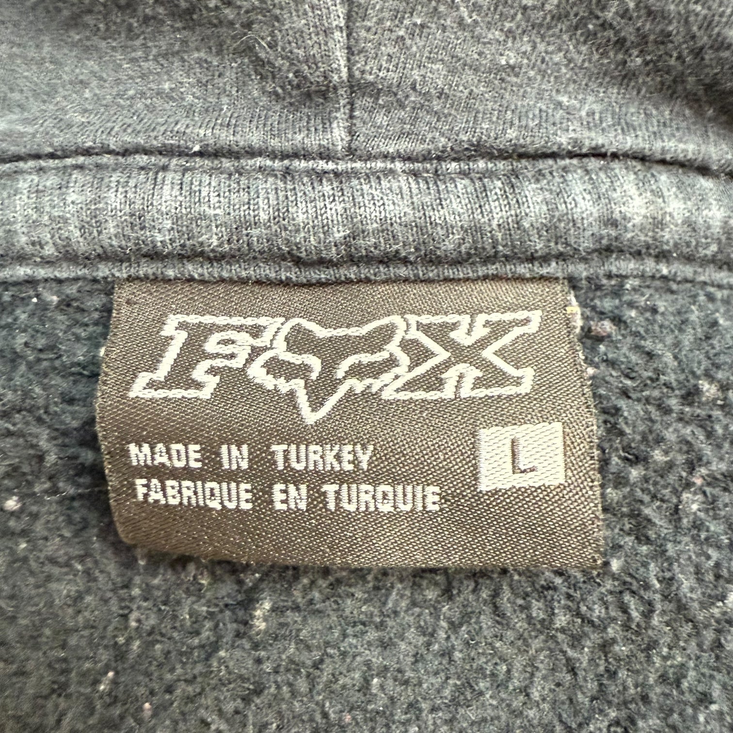 Vintage Fox Riders Co Hoodie Black/Grey