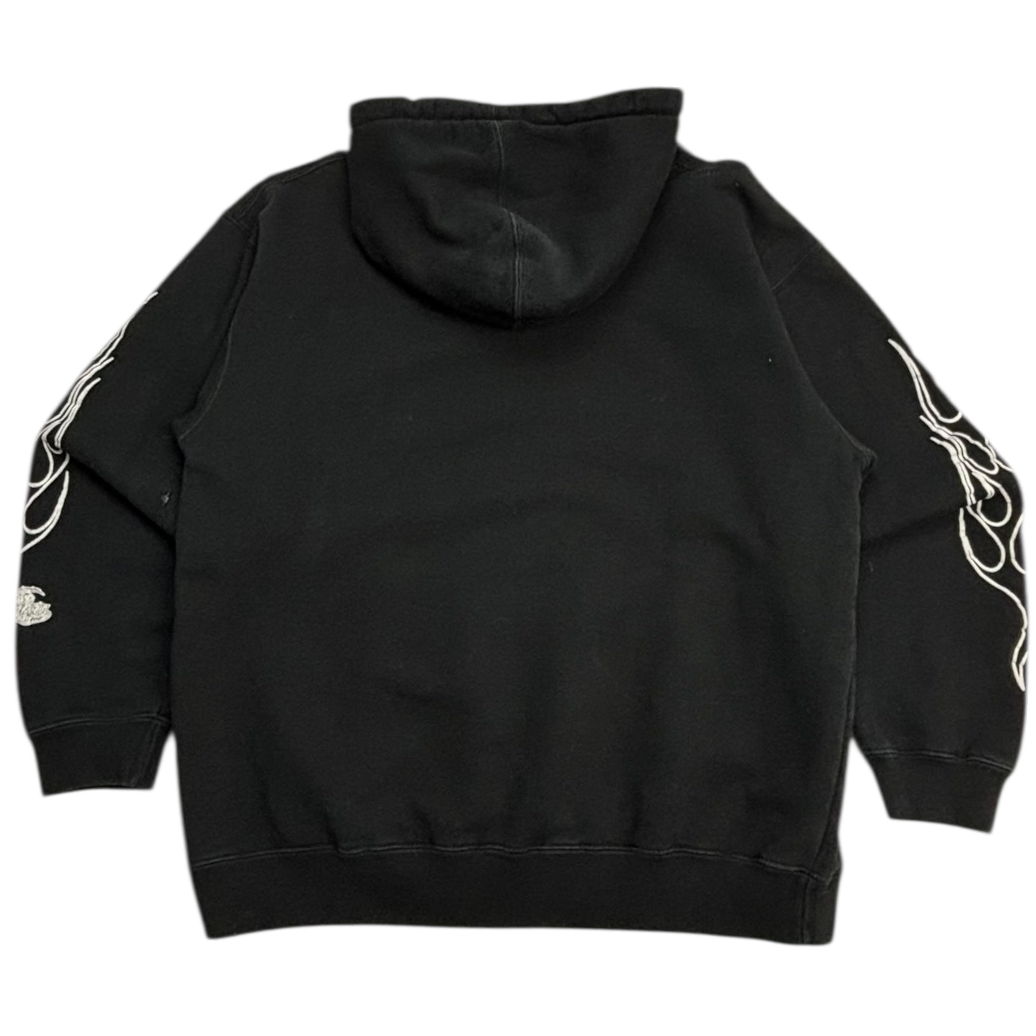 Vintage Y2K Choppers Inc Flame Sleeve Hoodie
