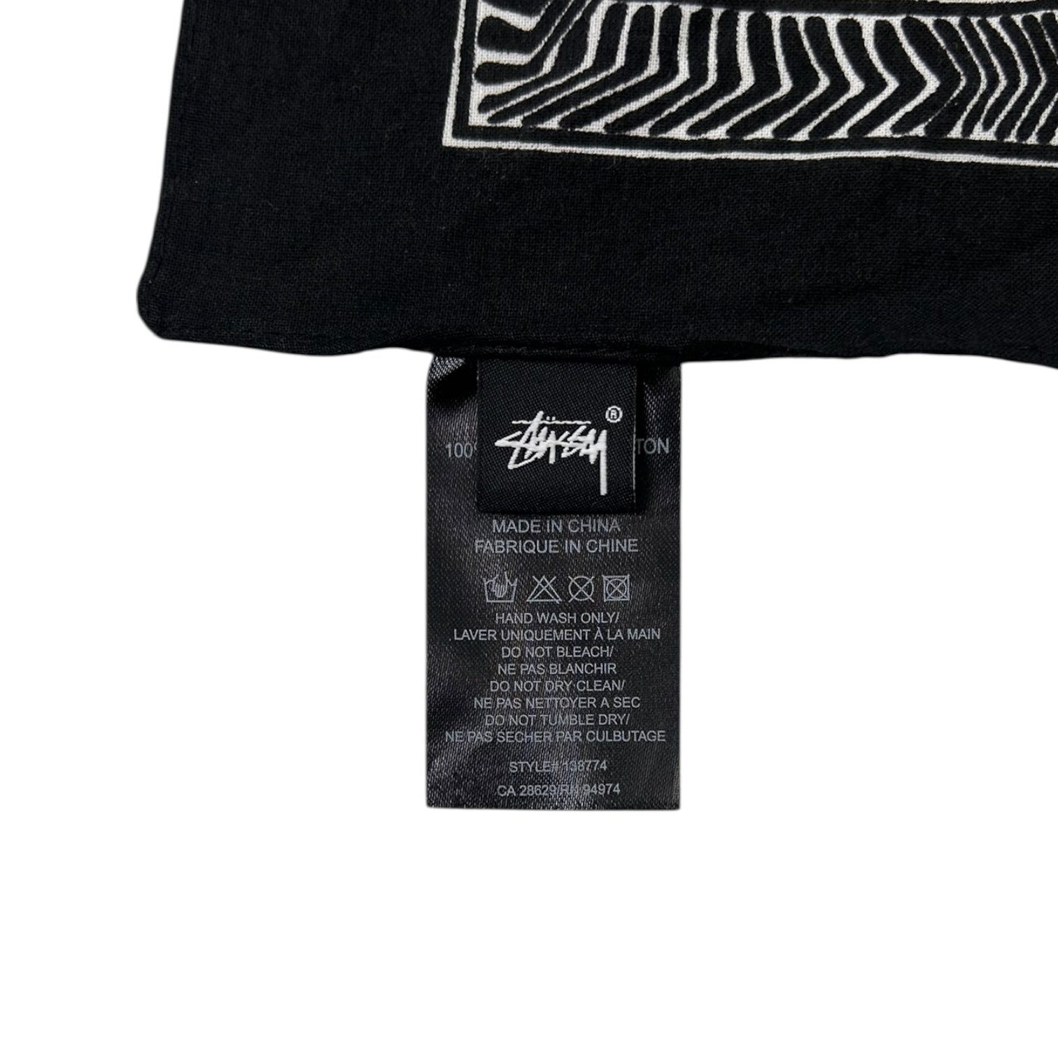 Stussy Bandana Black