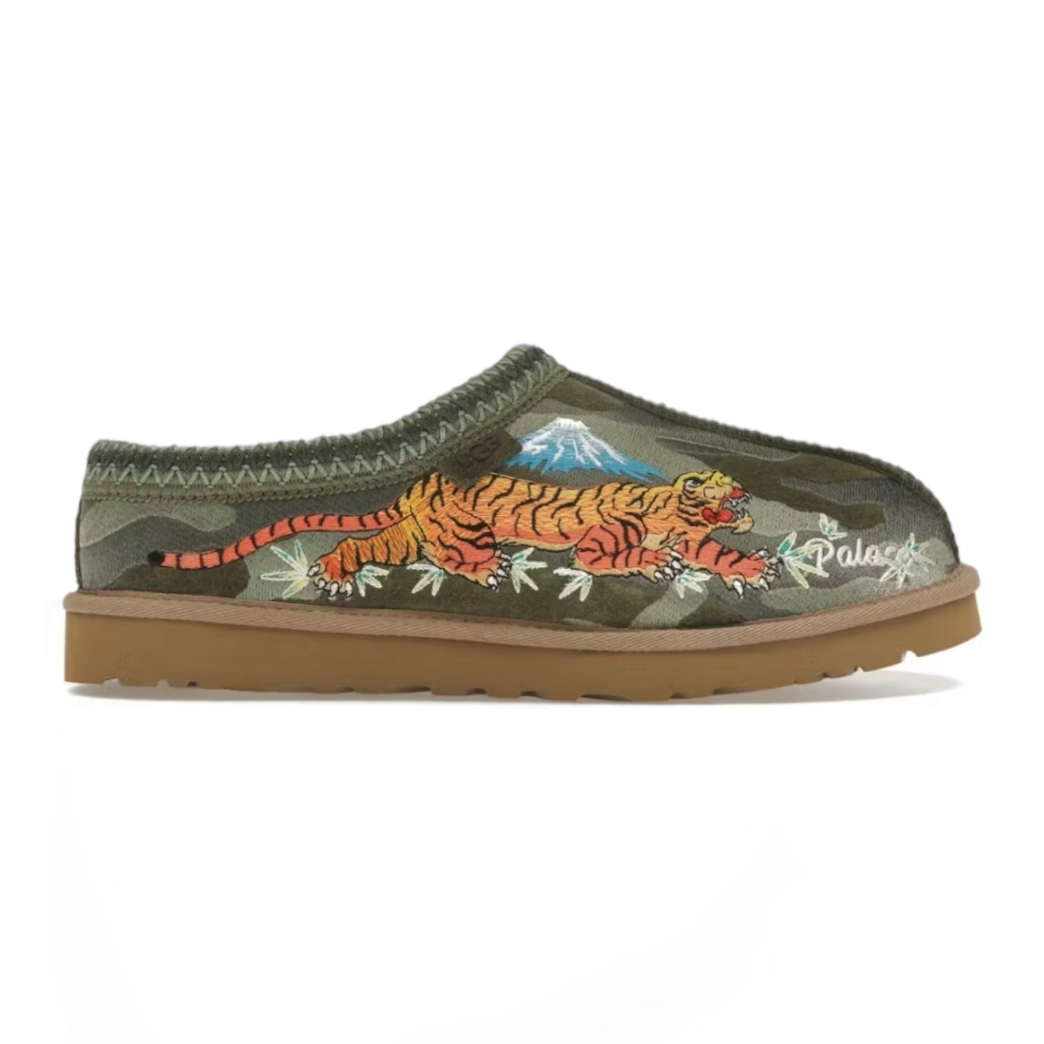 UGG x Palace Tasman Slipper Green Camo (Used)