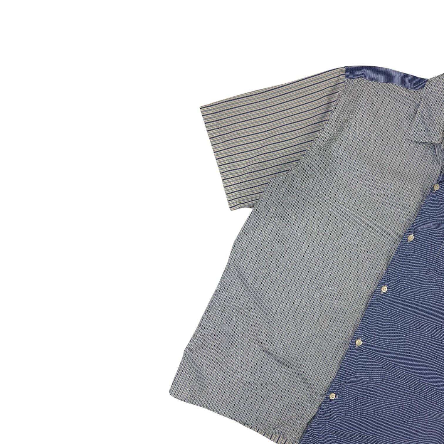 Norse Projects Carsten Poplin Button Up Shirt White/Blue